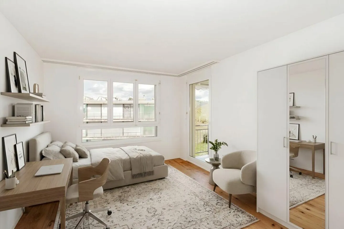 Geräumige Attikawohnung mit Seeblick - Foto 6 von 15