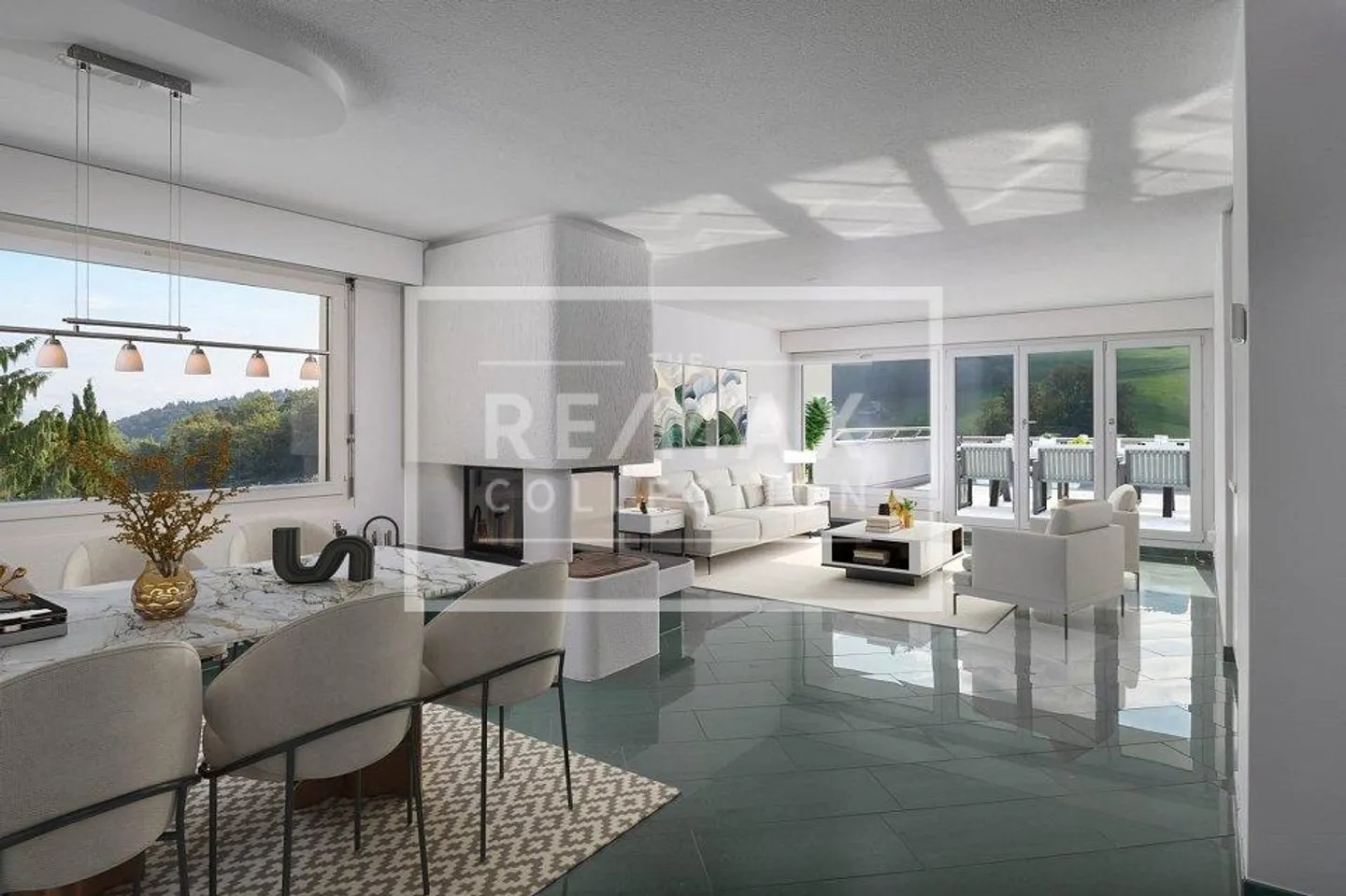 Exklusive Terrassenwohnung mit Aussicht - Foto 9 von 13