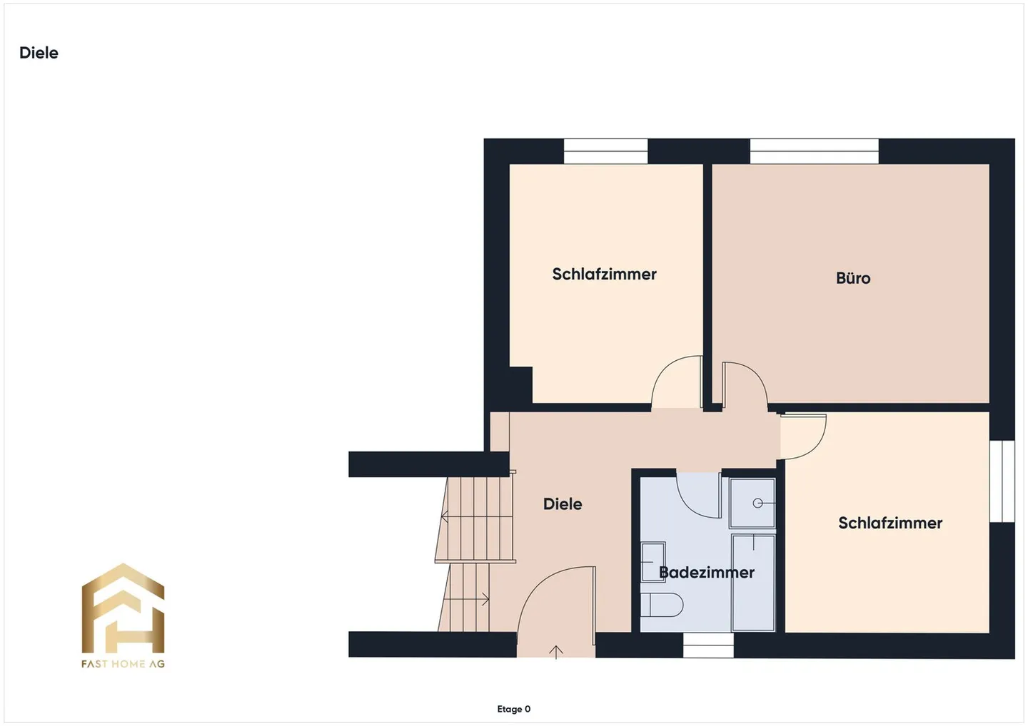 Einfamilienhaus mit viel Platz an ruhiger Lage in Pravidondaz - Photo 10 sur 13