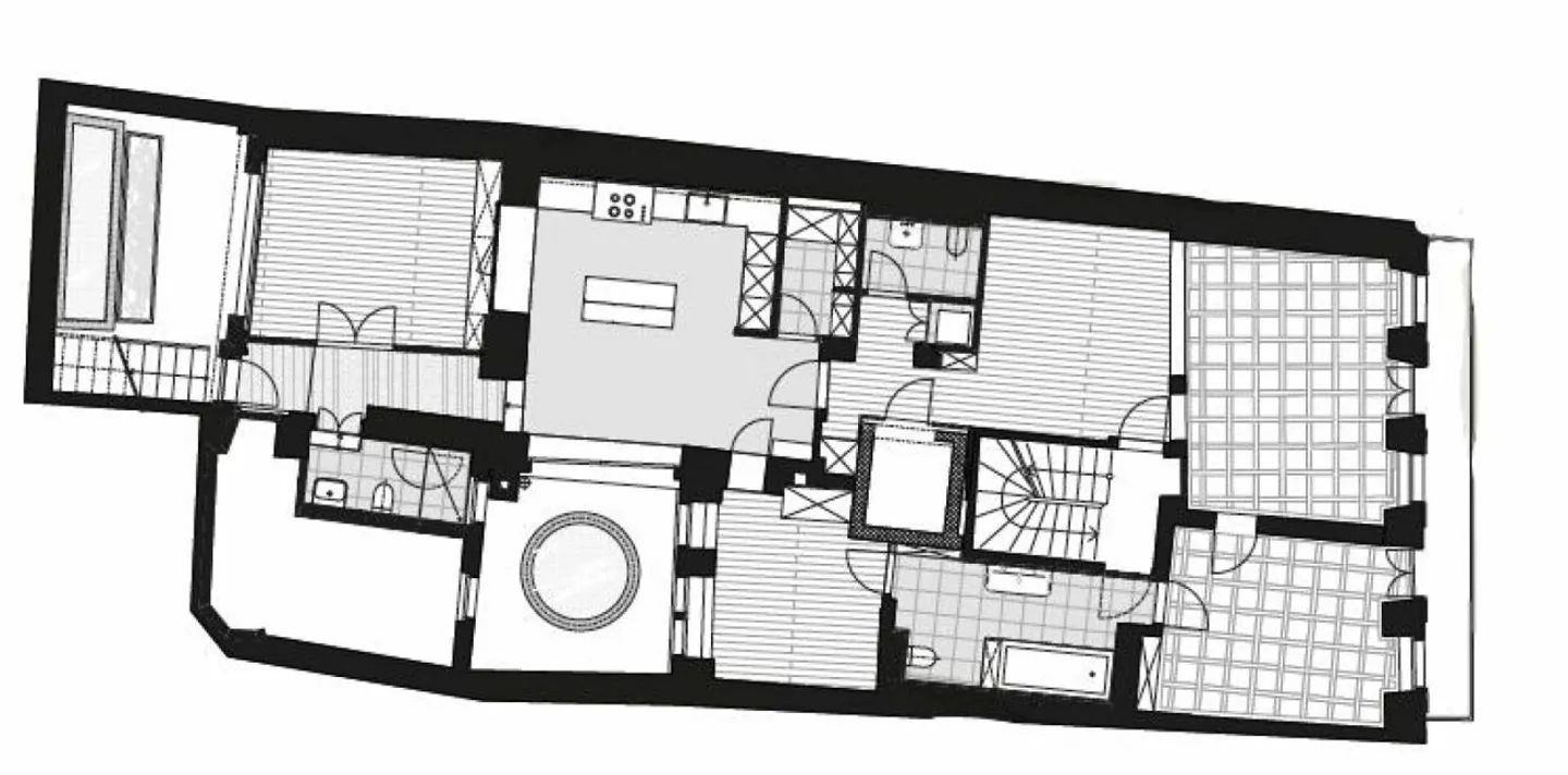 Appartamenti di lusso completamente attrezzati in un edificio storico nel centro città - Foto 19 di 21