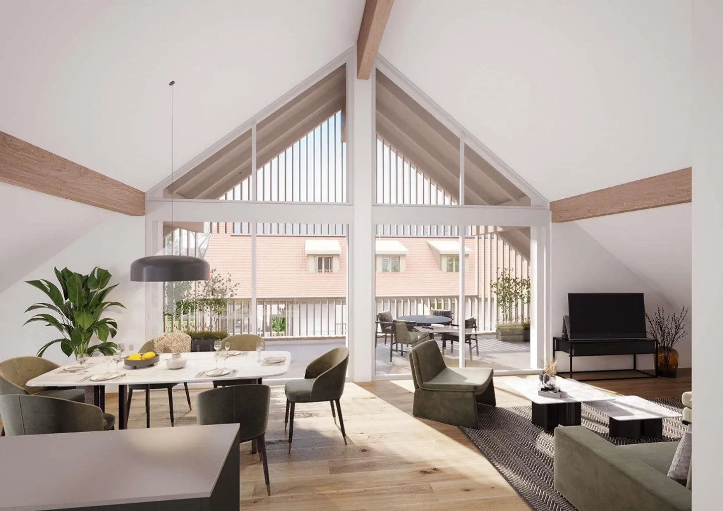 Moderne Häuser in der Natur - Ramsen - Foto 2 von 7