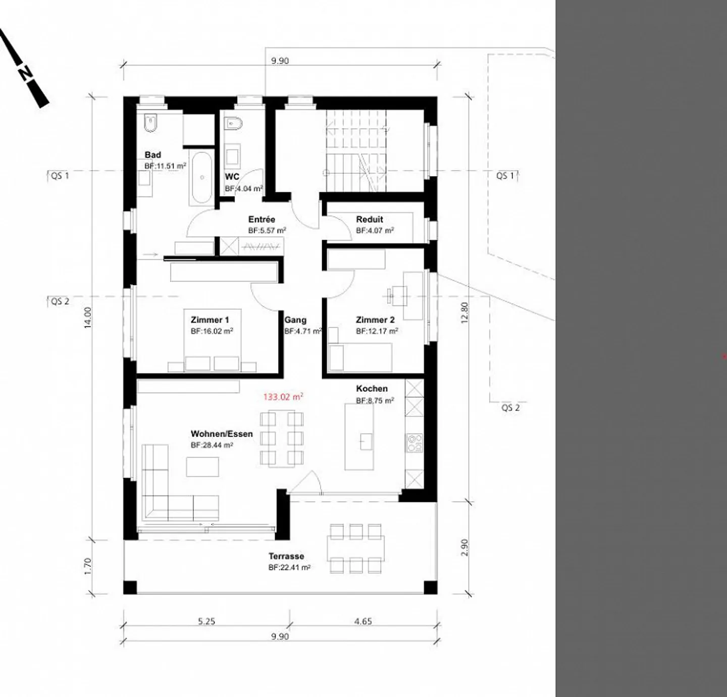 3.5 Zimmer-Wohnung Kerns - Foto 7 von 7