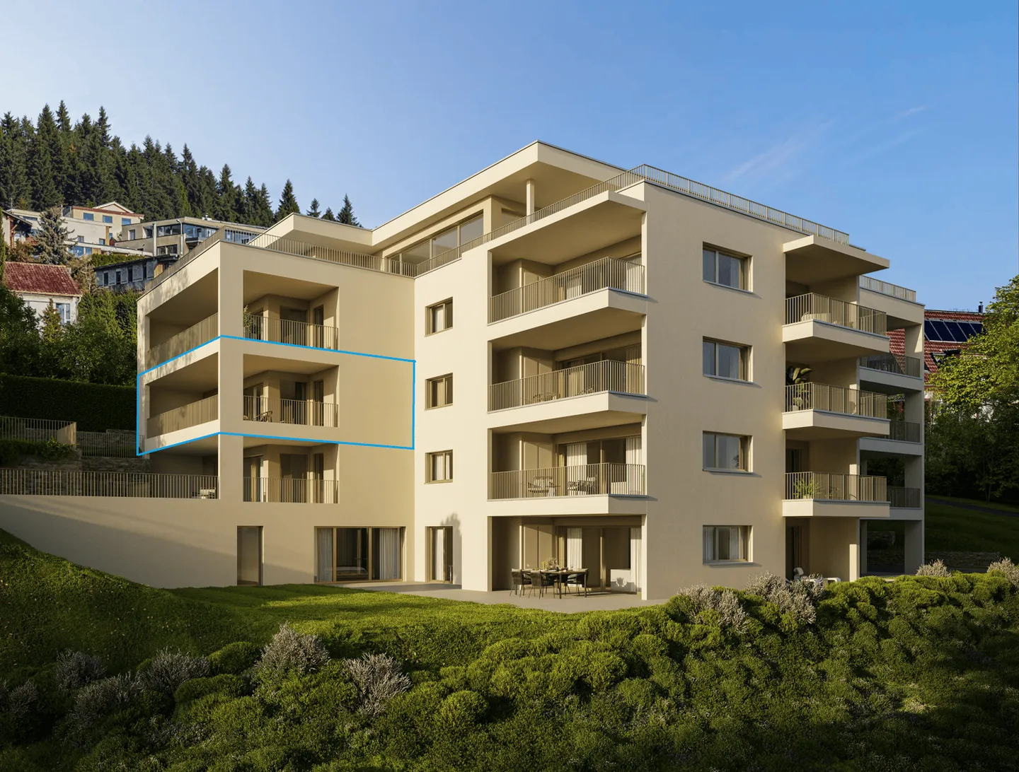 Modern & Aesthetic 2.5-Room New Apartment with Evening Sun Near the City - Photo 1 of 5