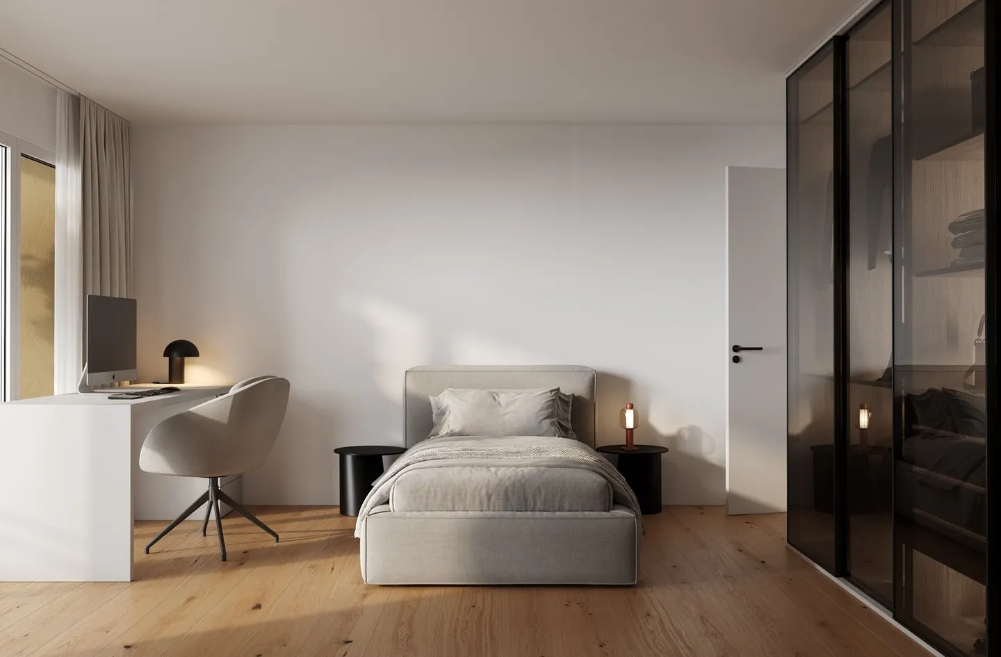 Modern & Aesthetic 2.5-Room New Apartment with Evening Sun Near the City - Photo 4 of 5