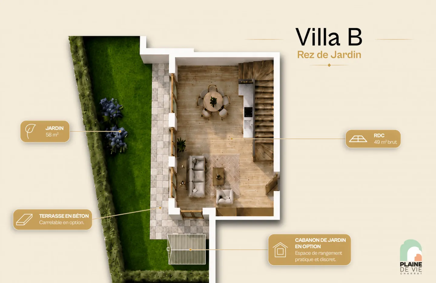 NEW - Beautiful family villa with 4.5 rooms - 111 m2 - lot B - Photo 2 of 11