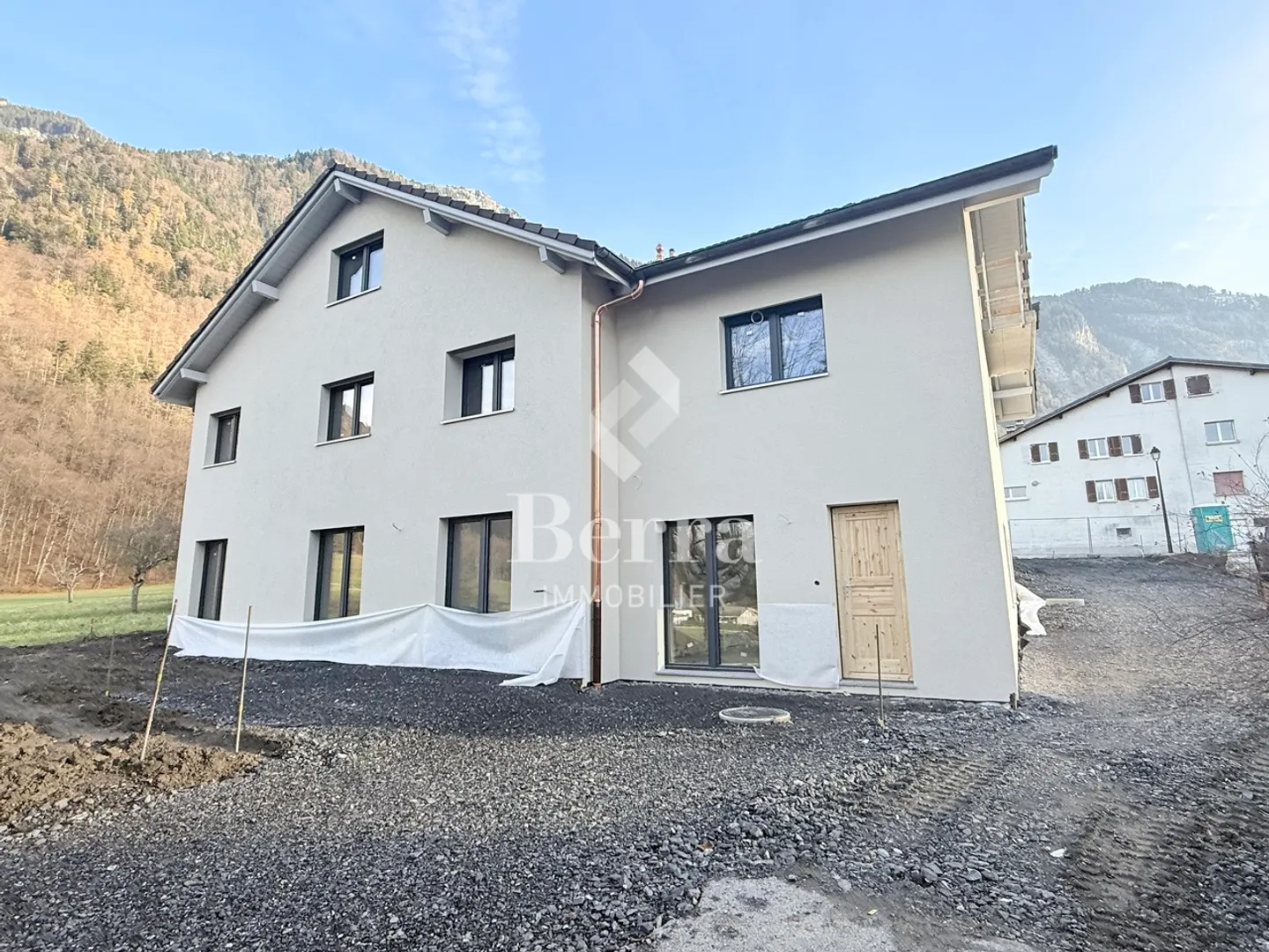 2,5p Terrasse in Châtel-sur-Bex, geliefert mit privatem Gemüsegarten - Foto 6 von 11