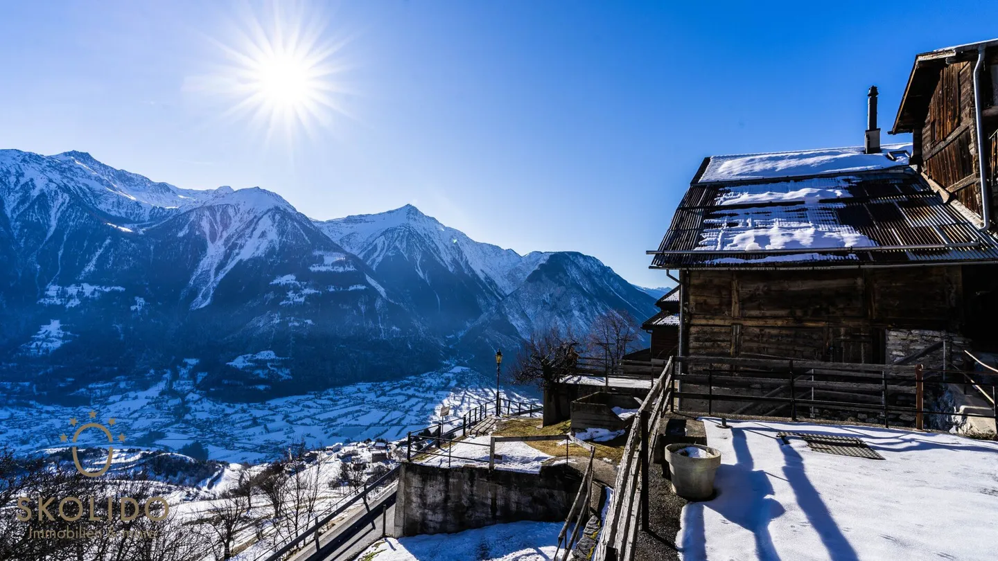 Walliser Haus an sonniger Lage mit Panorama - Foto 18 von 39