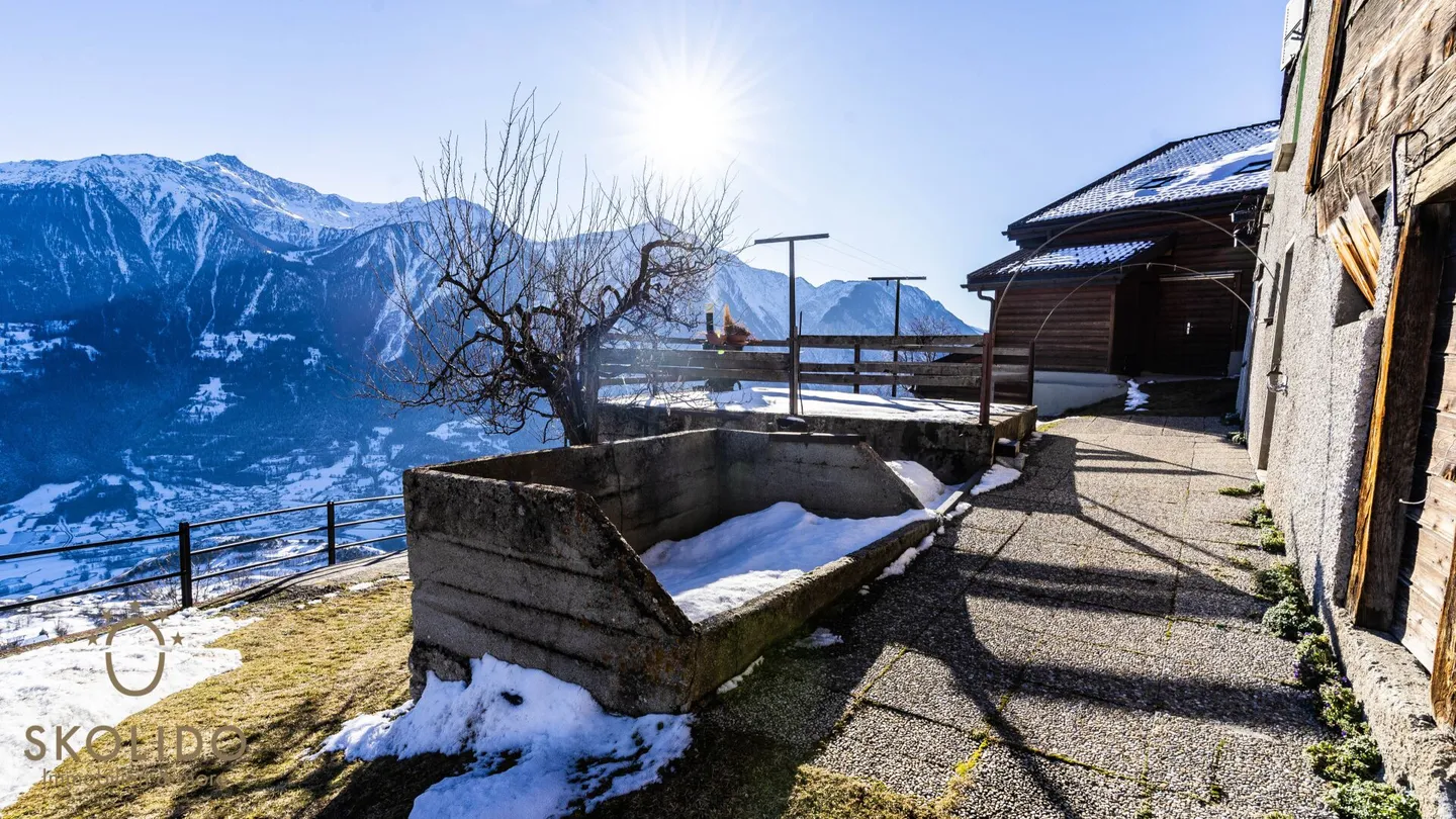 Walliser Haus an sonniger Lage mit Panorama - Foto 36 von 39