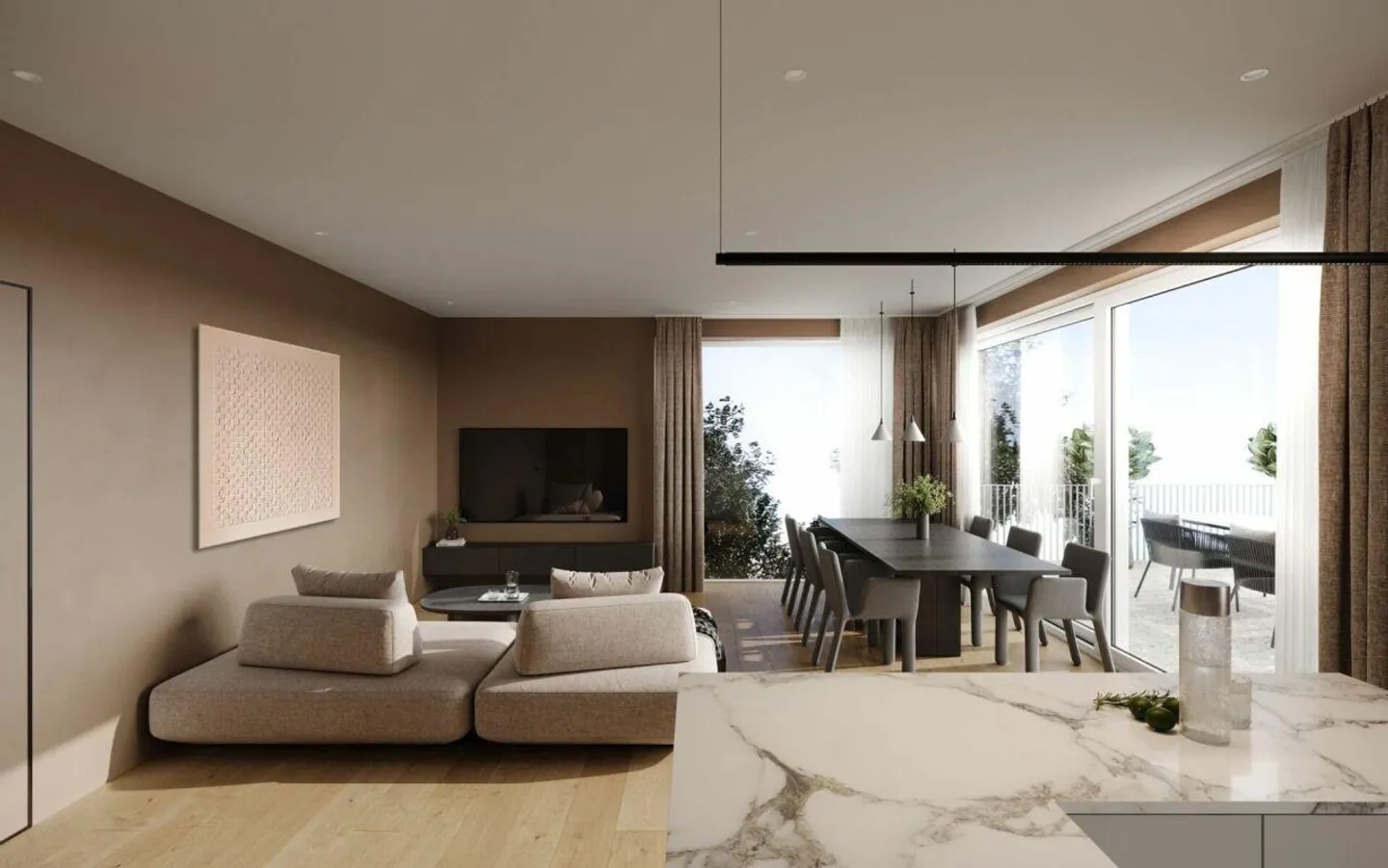 PREGASSONA - Résidence Parco Ceresio - nouveaux appartements de 3,5 pièces - Photo 3 sur 11