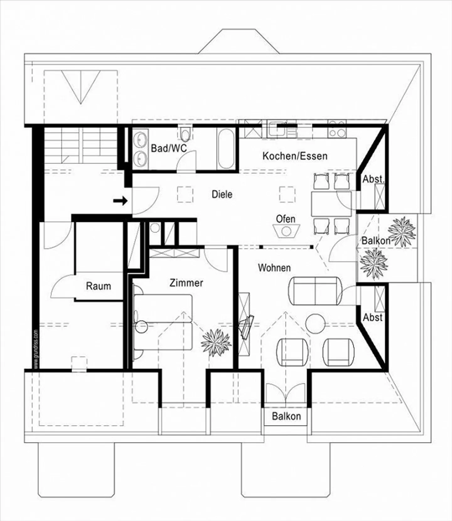 Appartamento mansardato con charme cerca un nuovo residente! - Foto 9 di 9