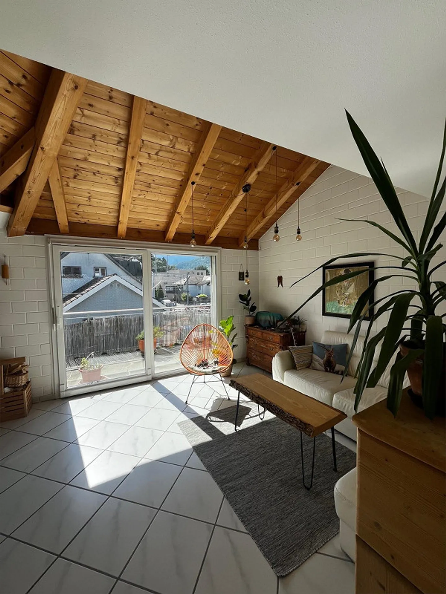 Bright 4.5 Room Attic Apartment with Interesting Floor Plan - Photo 3 of 14