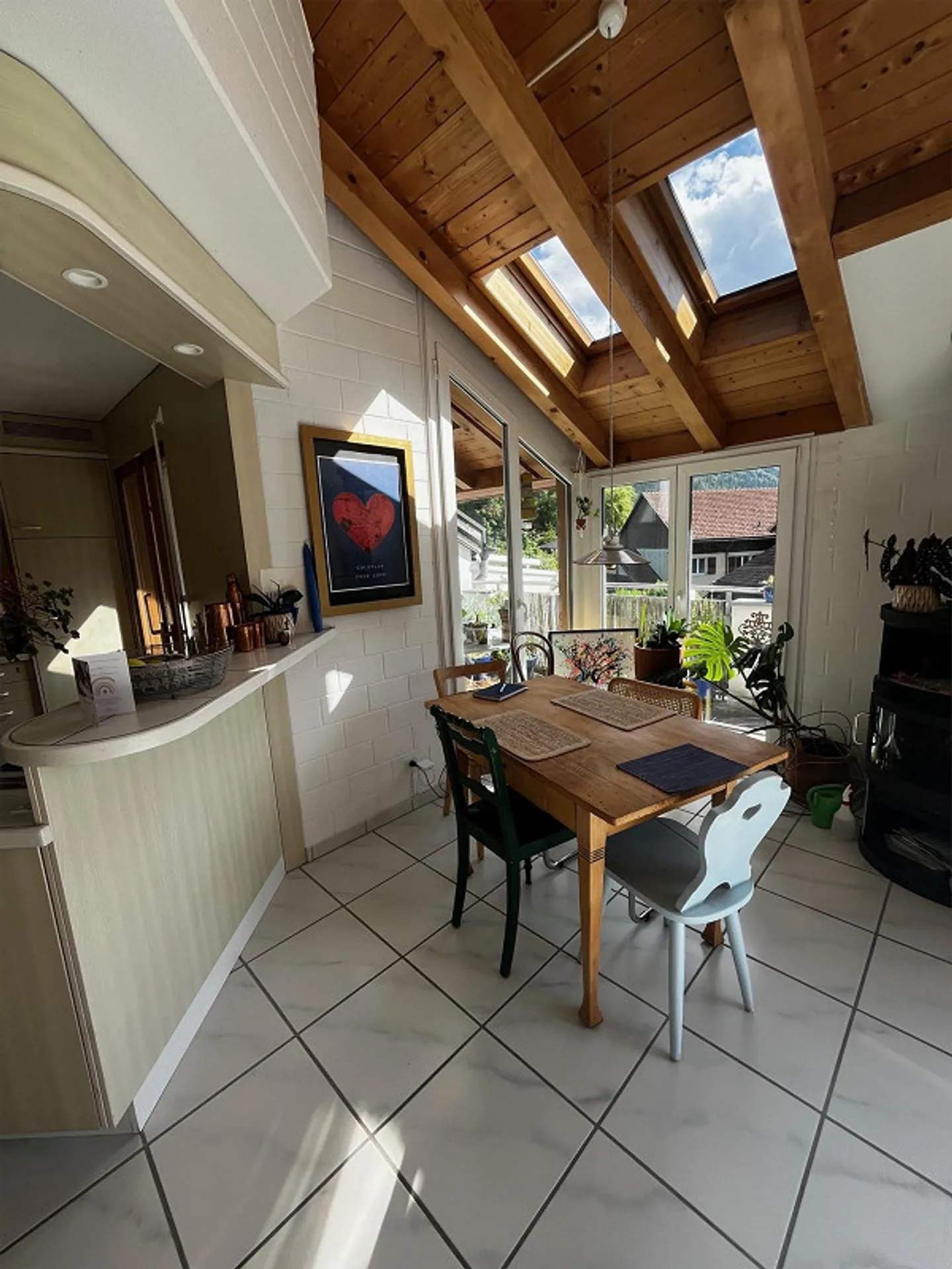 Bright 4.5 Room Attic Apartment with Interesting Floor Plan - Photo 4 of 14