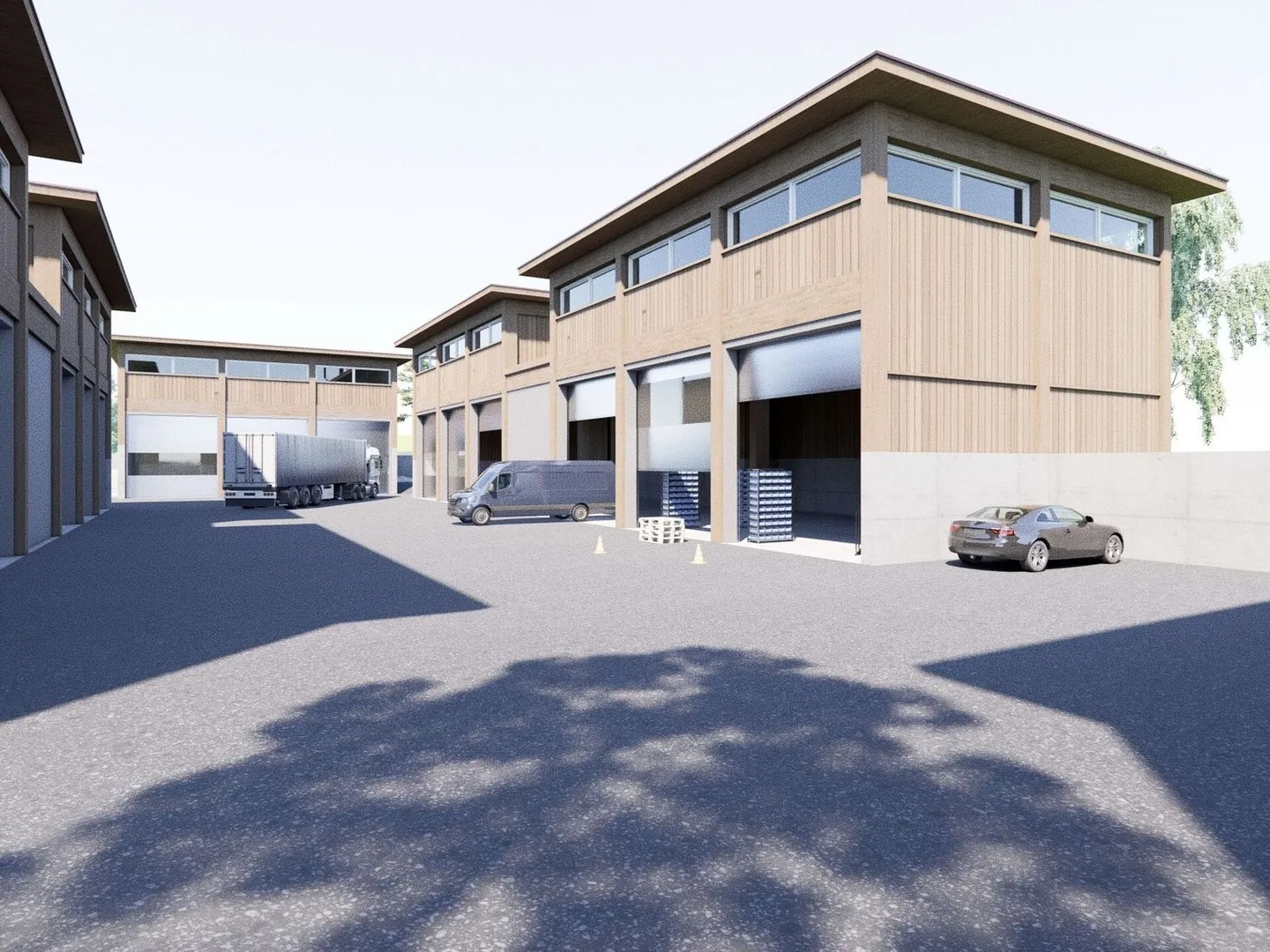 "AAREPARK ANNAMATT": Gewerbebauland  6'240 m2 im Baurecht - Richtprojekt als Inspiration! - Foto 1 von 9