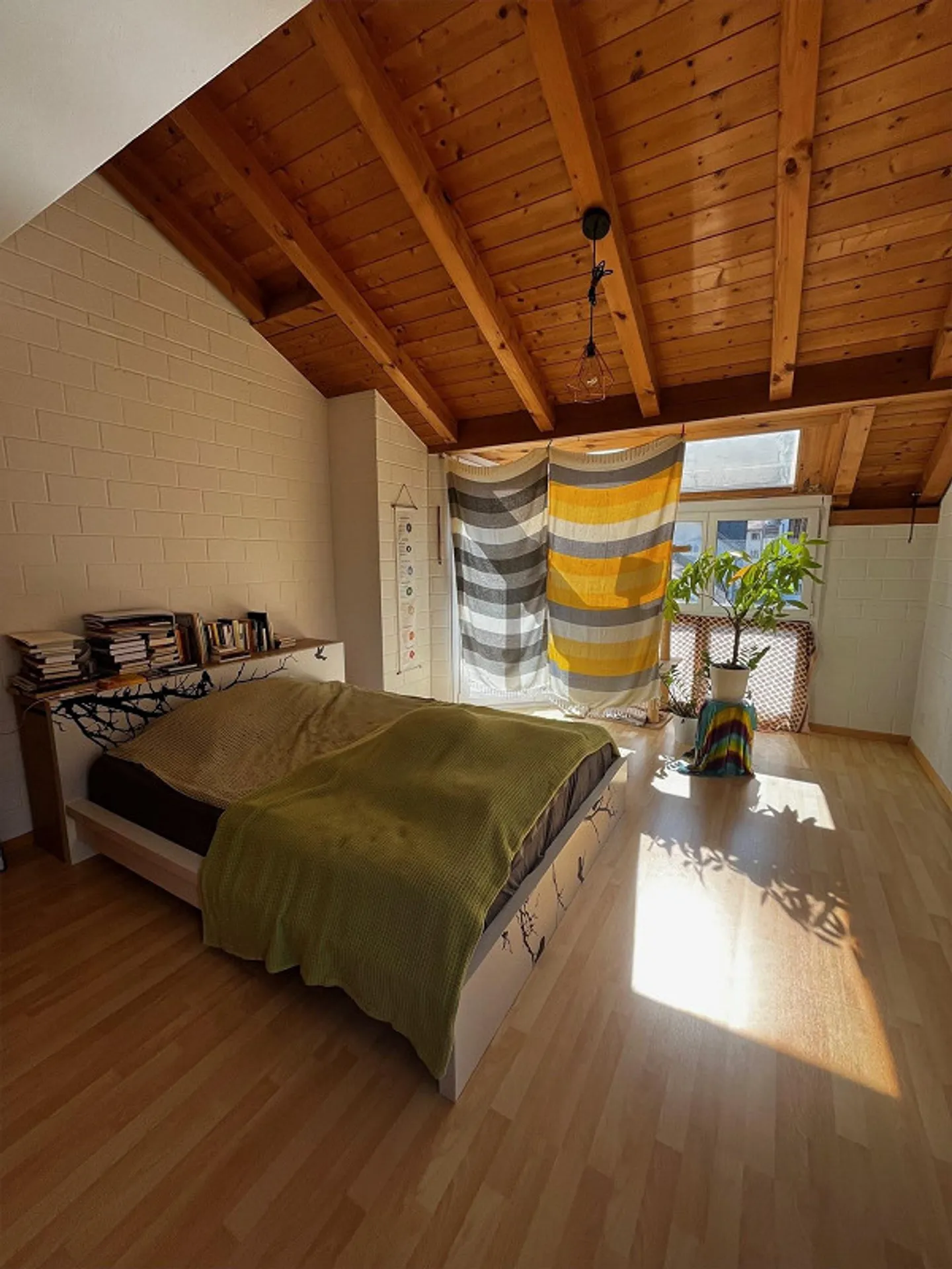 Bright 4.5 Room Attic Apartment with Interesting Floor Plan - Photo 8 of 14