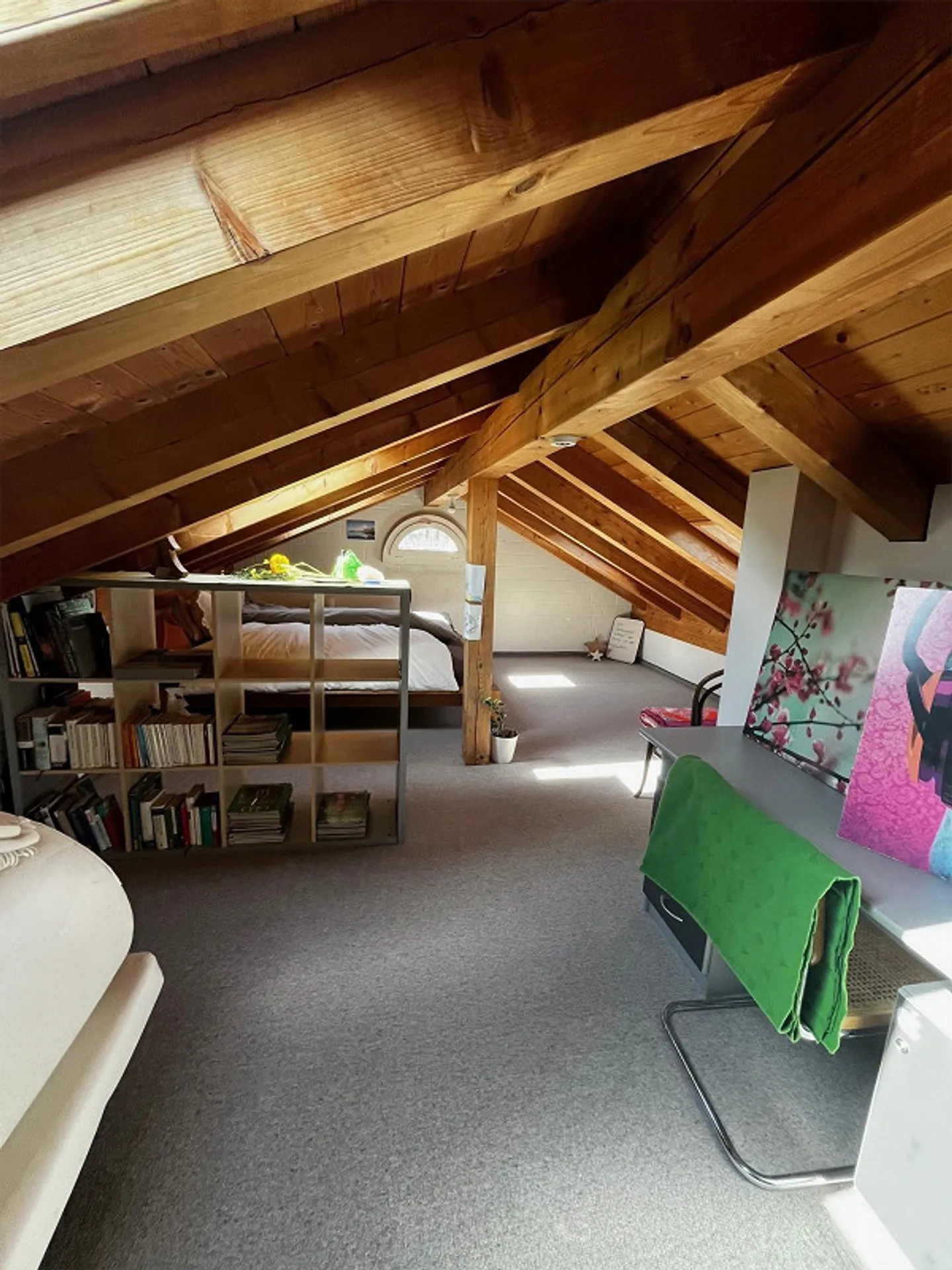 Bright 4.5 Room Attic Apartment with Interesting Floor Plan - Photo 13 of 14