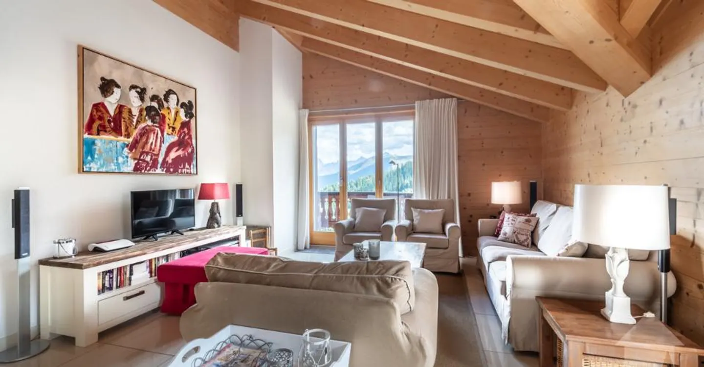 Penthouse Incantevole a Champoussin - Foto 2 di 9