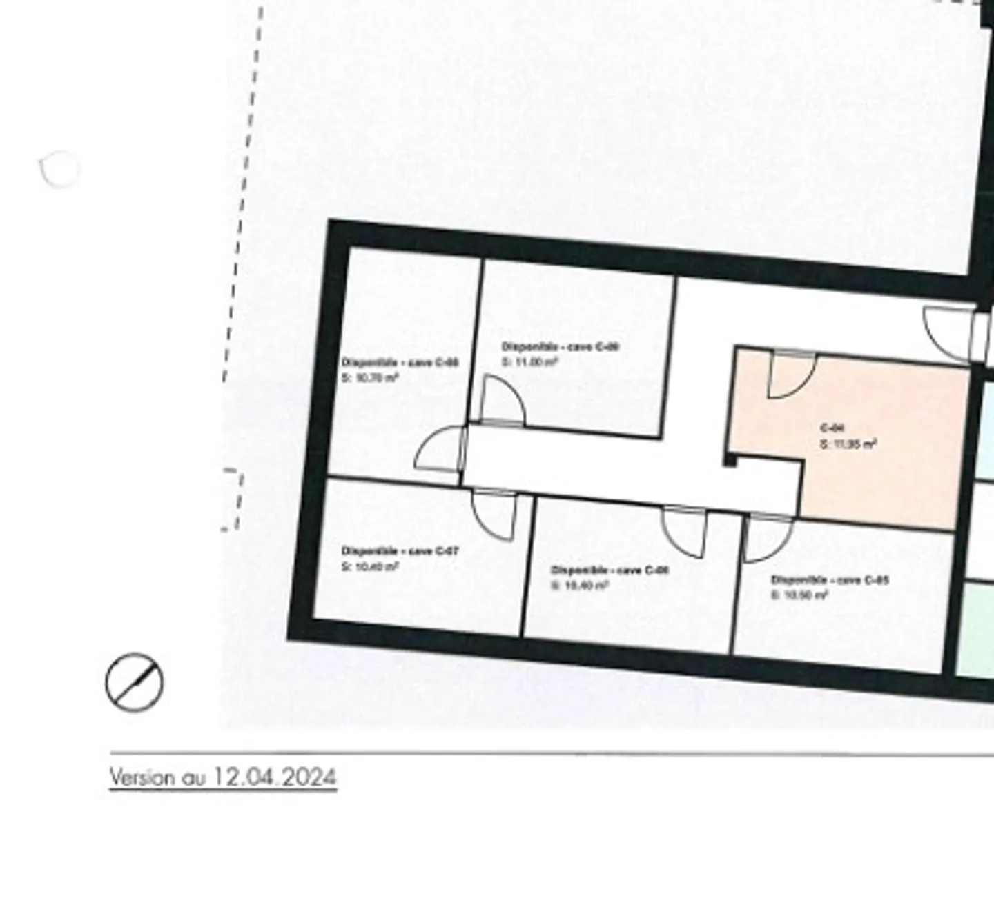 Cantina in affitto - 10,4m2 con allacciamento elettrico - Foto 2 di 2