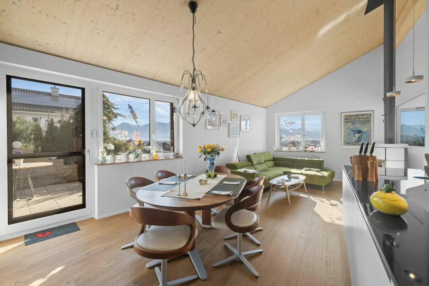 Maison individuelle moderne avec panorama alpin - Photo 3 sur 12