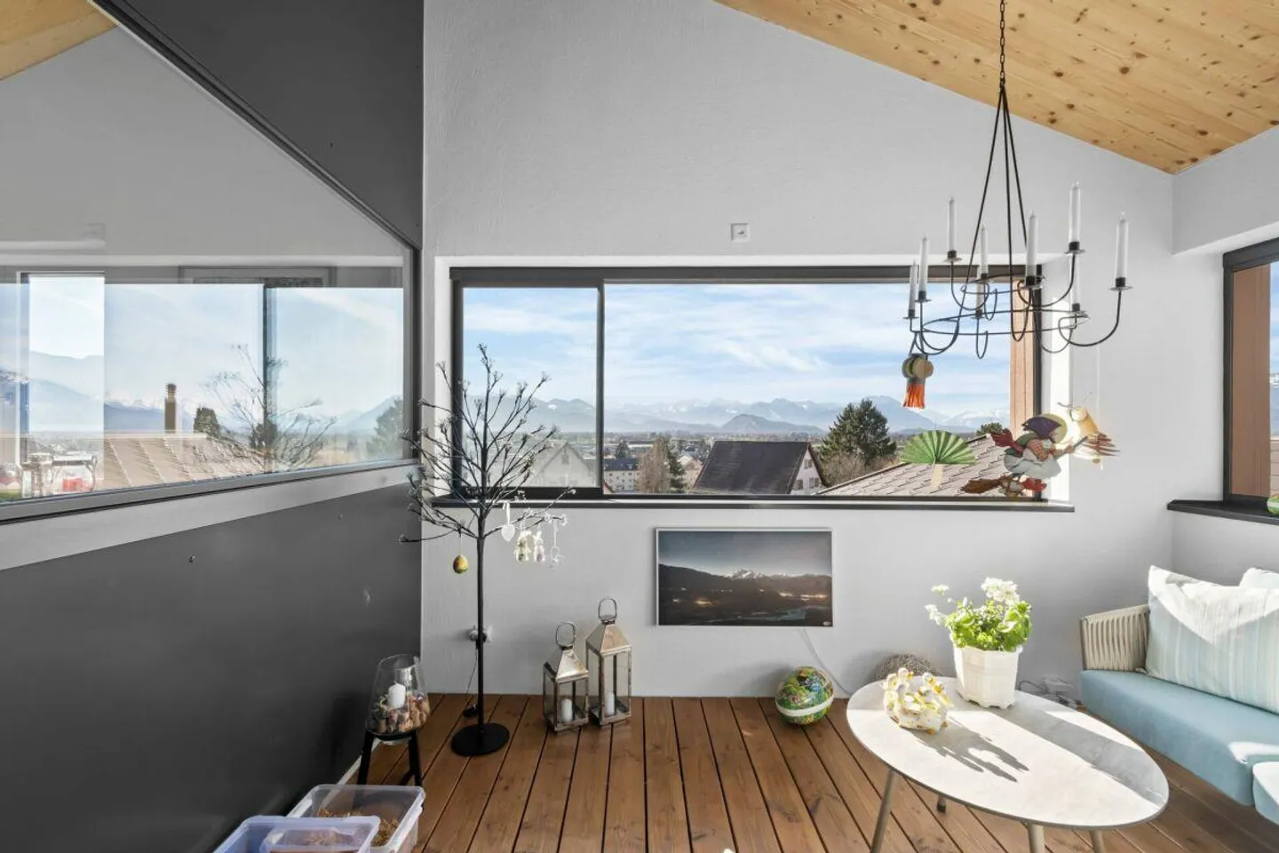 Maison individuelle moderne avec panorama alpin - Photo 7 sur 12