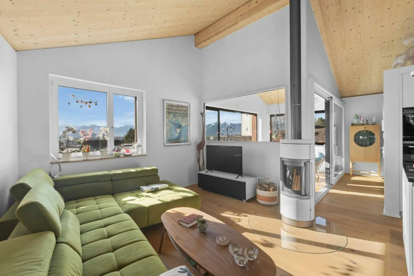 Maison individuelle moderne avec panorama alpin - Photo 4 sur 12