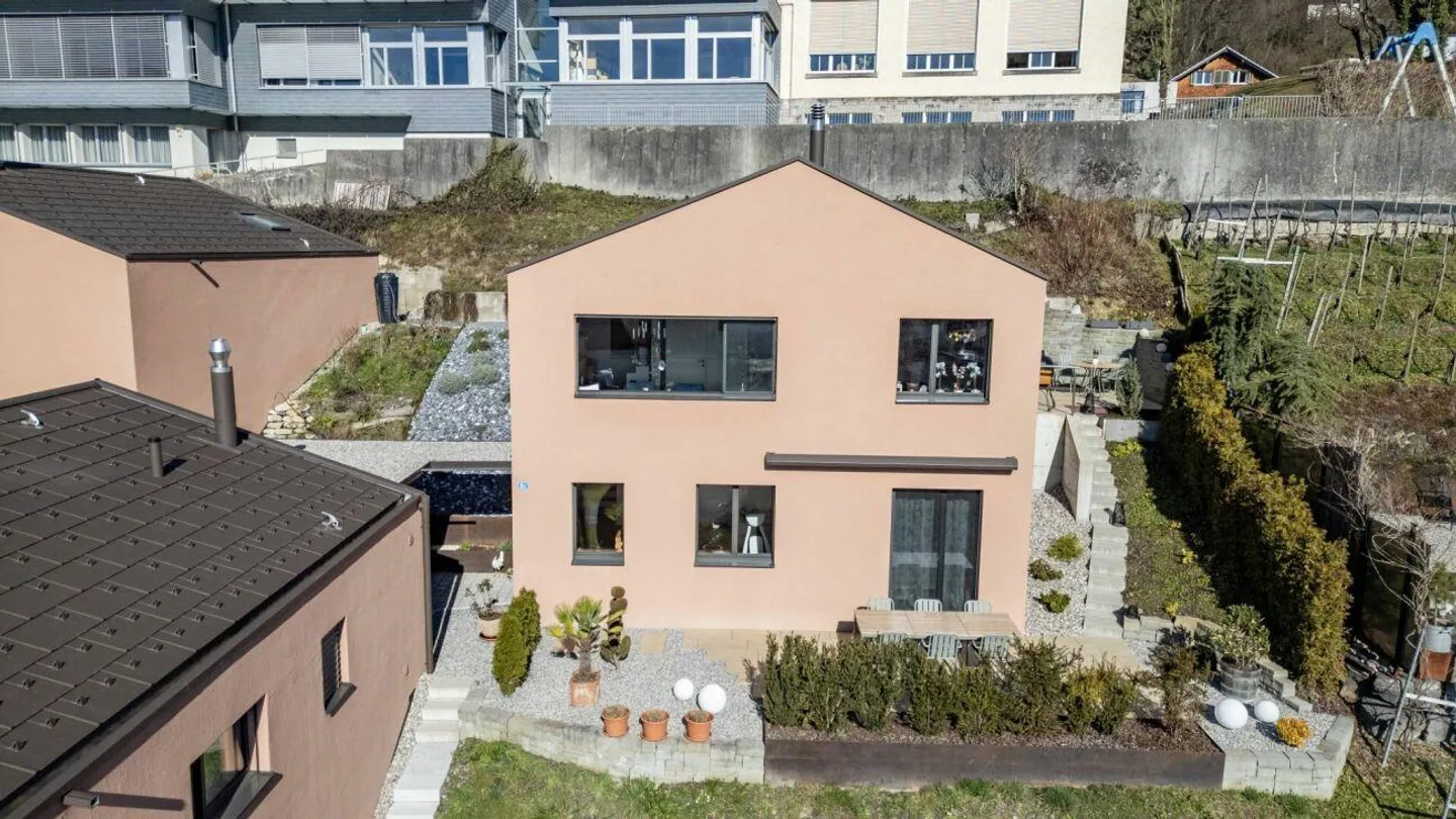 Maison individuelle moderne avec panorama alpin - Photo 11 sur 12
