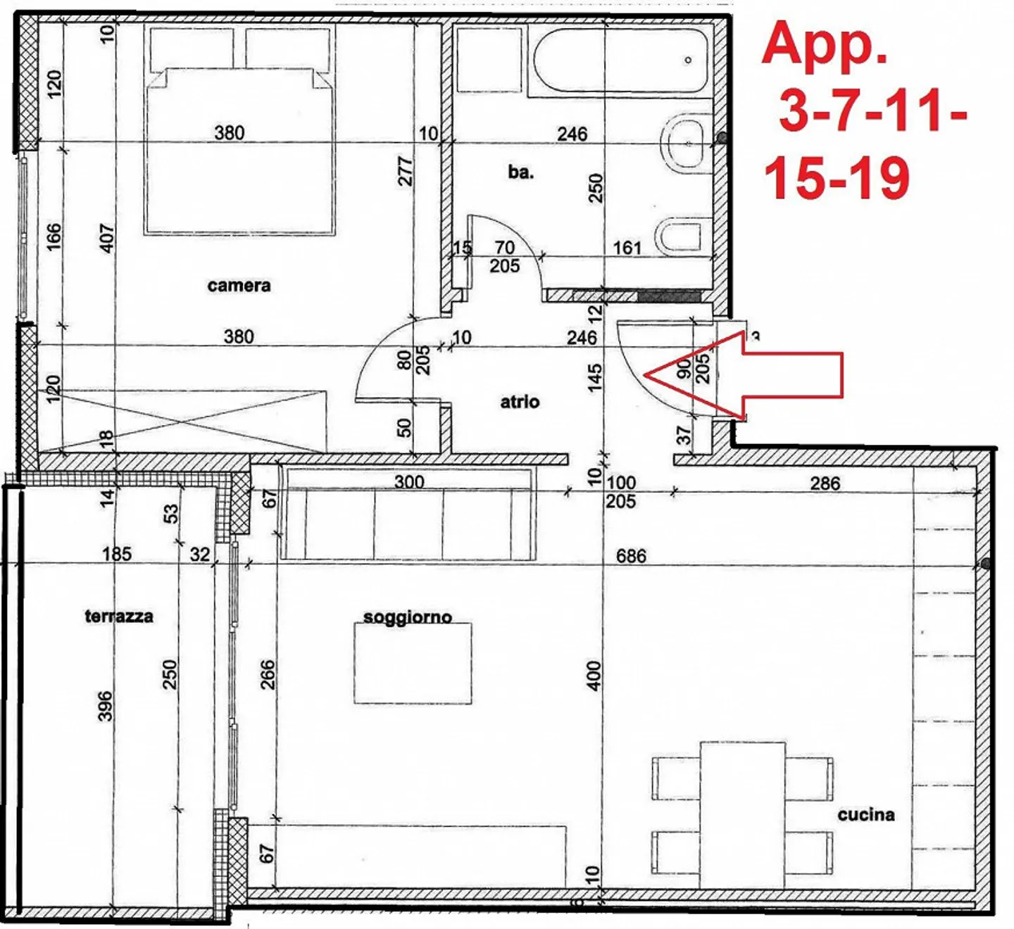 2,5-Zimmer-Wohnung 60 m² in Cadenazzo - Foto 7 von 7