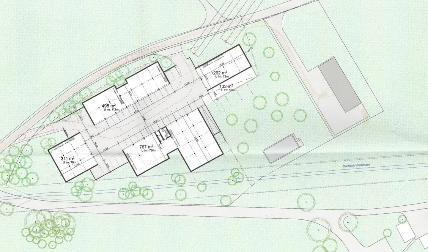 "AAREPARK ANNAMATT": Gewerbebauland  6'240 m2 im Baurecht - Richtprojekt als Inspiration! - Foto 7 von 9