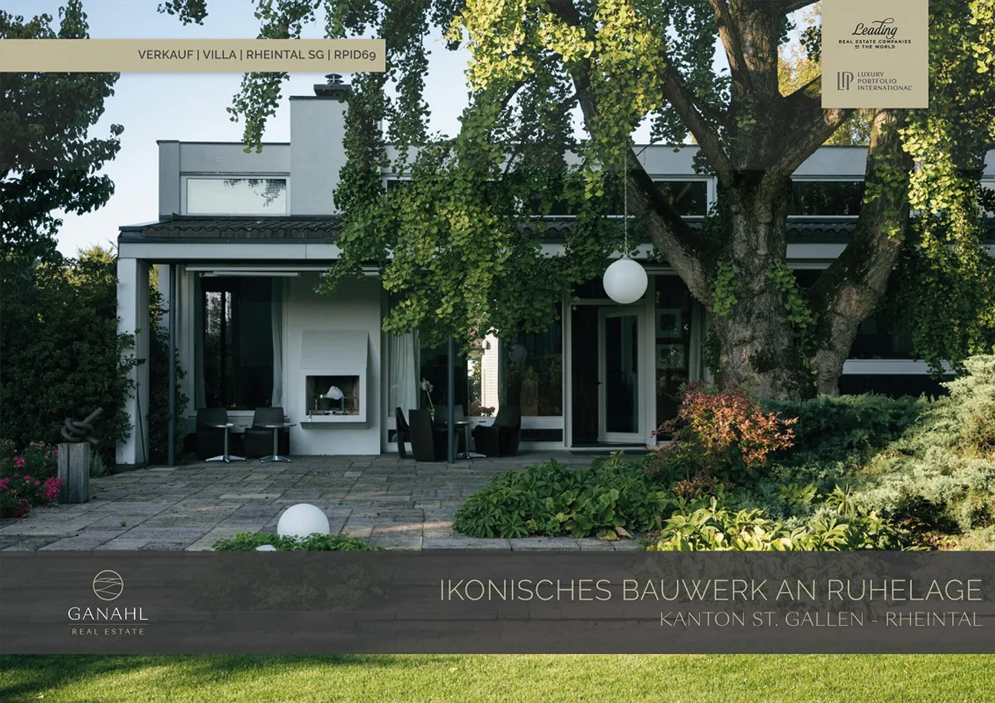 Villa Bauhaus iconica in una posizione tranquilla privilegiata - Valle del Reno - Foto 1 di 15