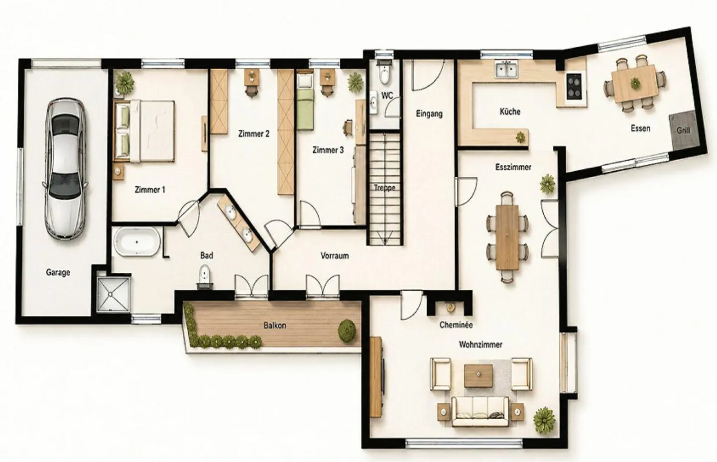 Villa élégante de 7,5 pièces avec jardin de style parc - Photo 28 sur 30