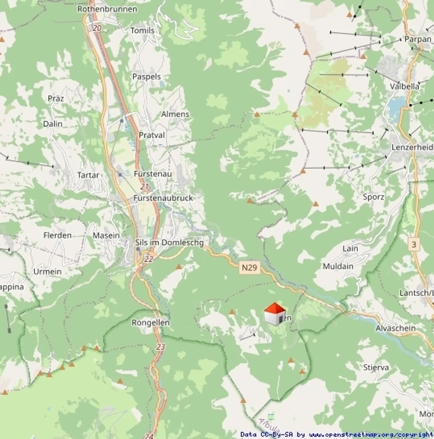 Terrain à bâtir Rosacher à Mutten - Commune de Thusis - Photo 11 sur 13