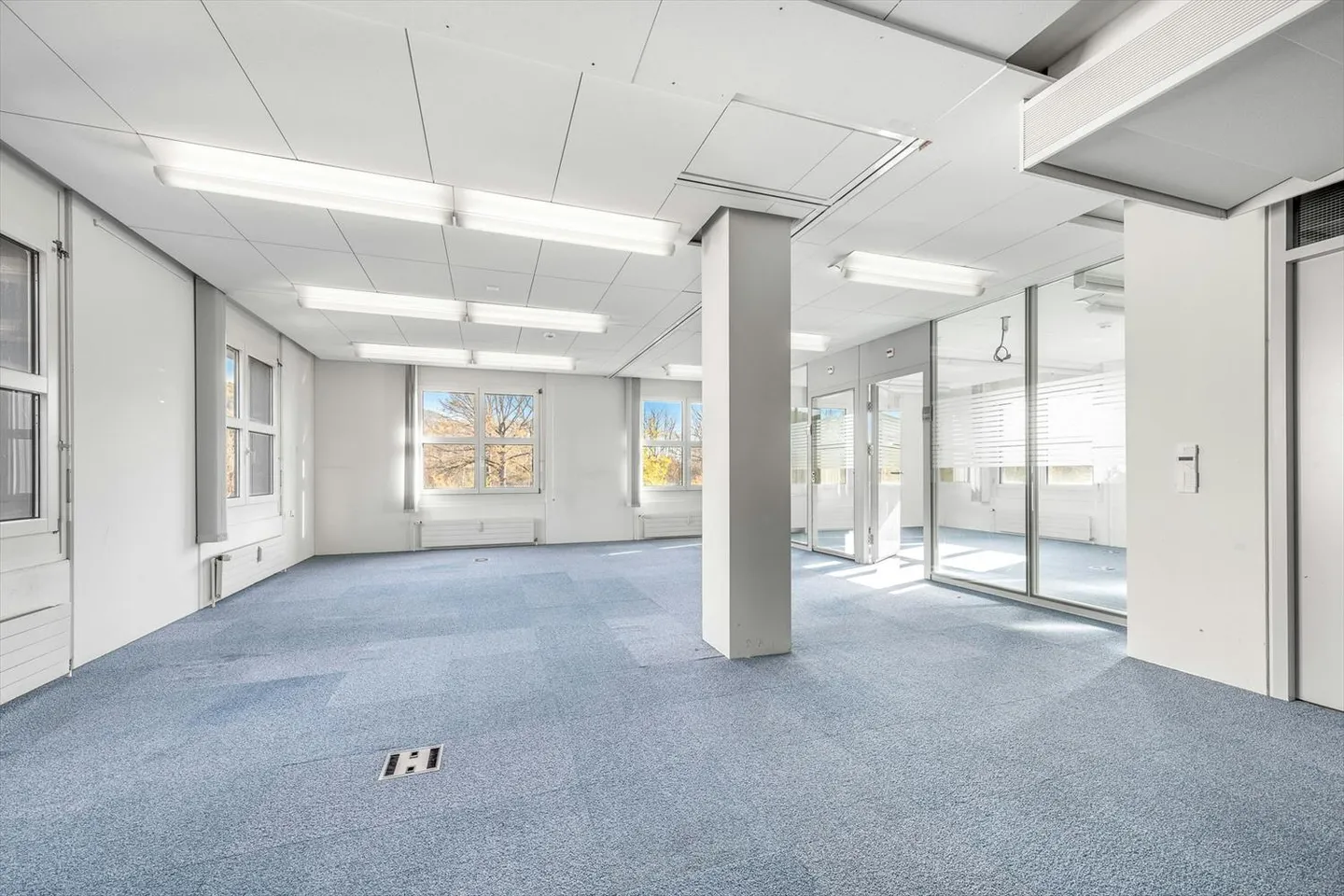 Ausgebaute Büroflächen 355 - 1'500 m2 flexibel unterteilbar - Foto 3 von 6
