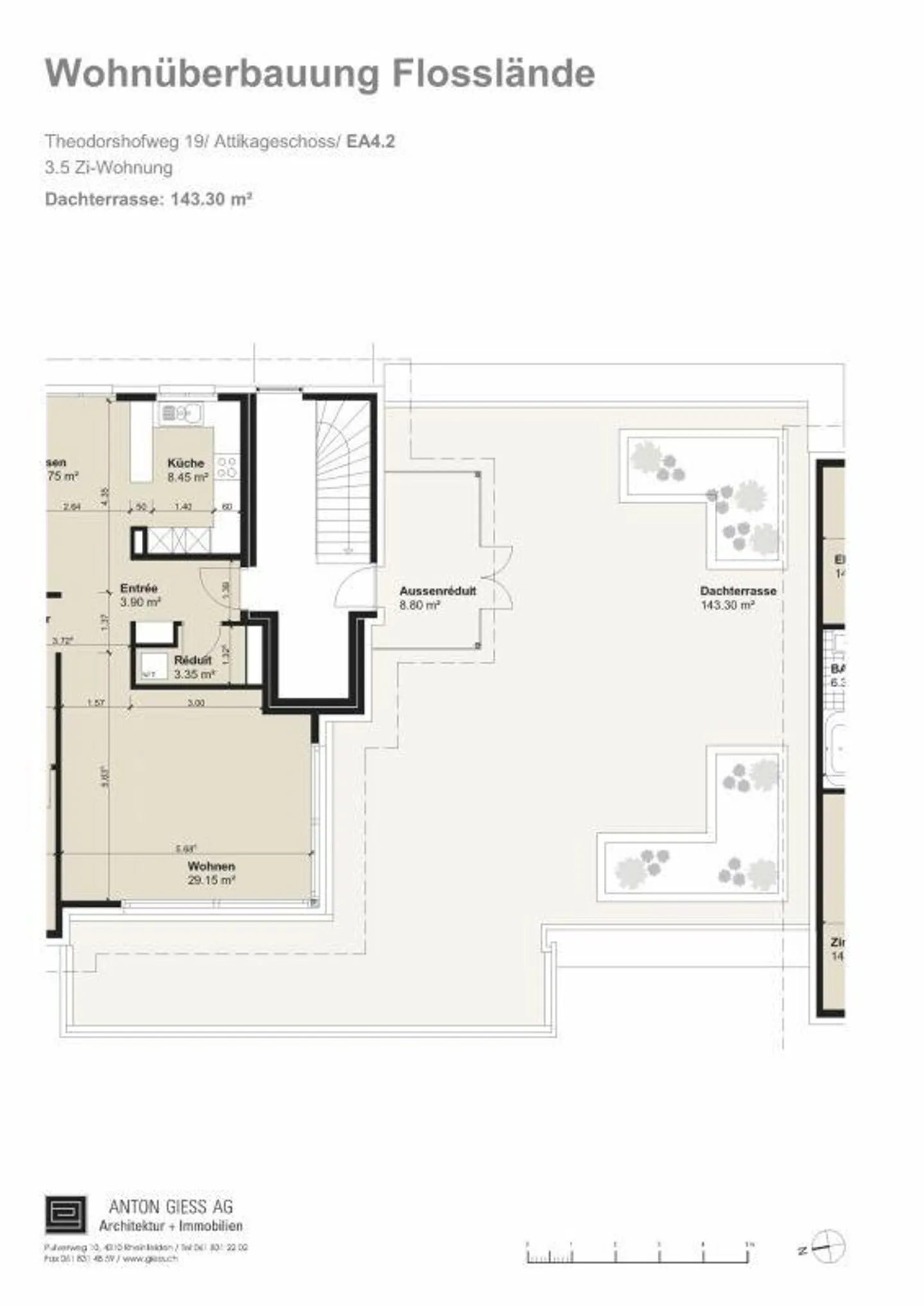 Penthouse mit Traumterrasse - Foto 15 von 16