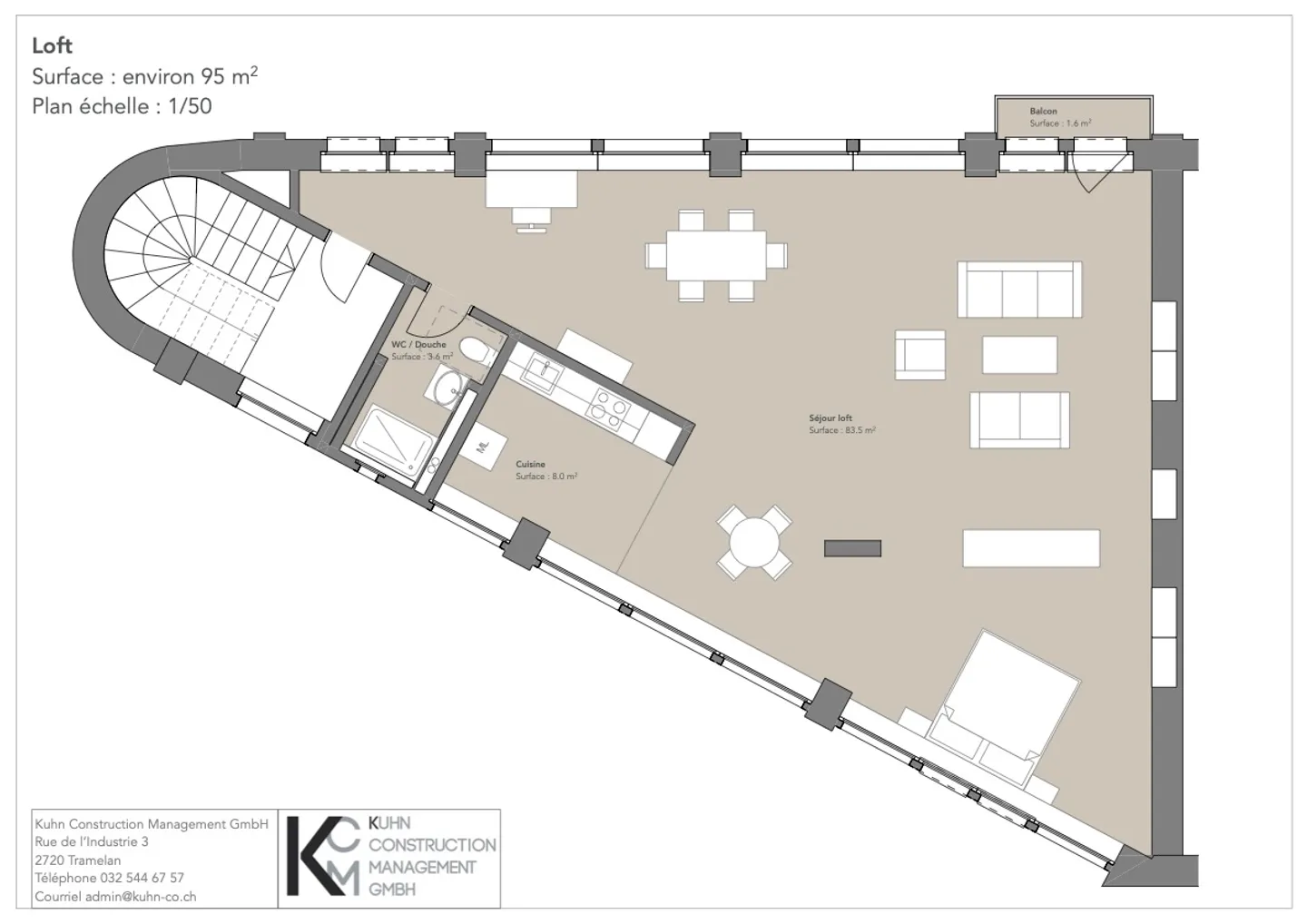 Loft 2.5 stanze - Foto 7 di 7