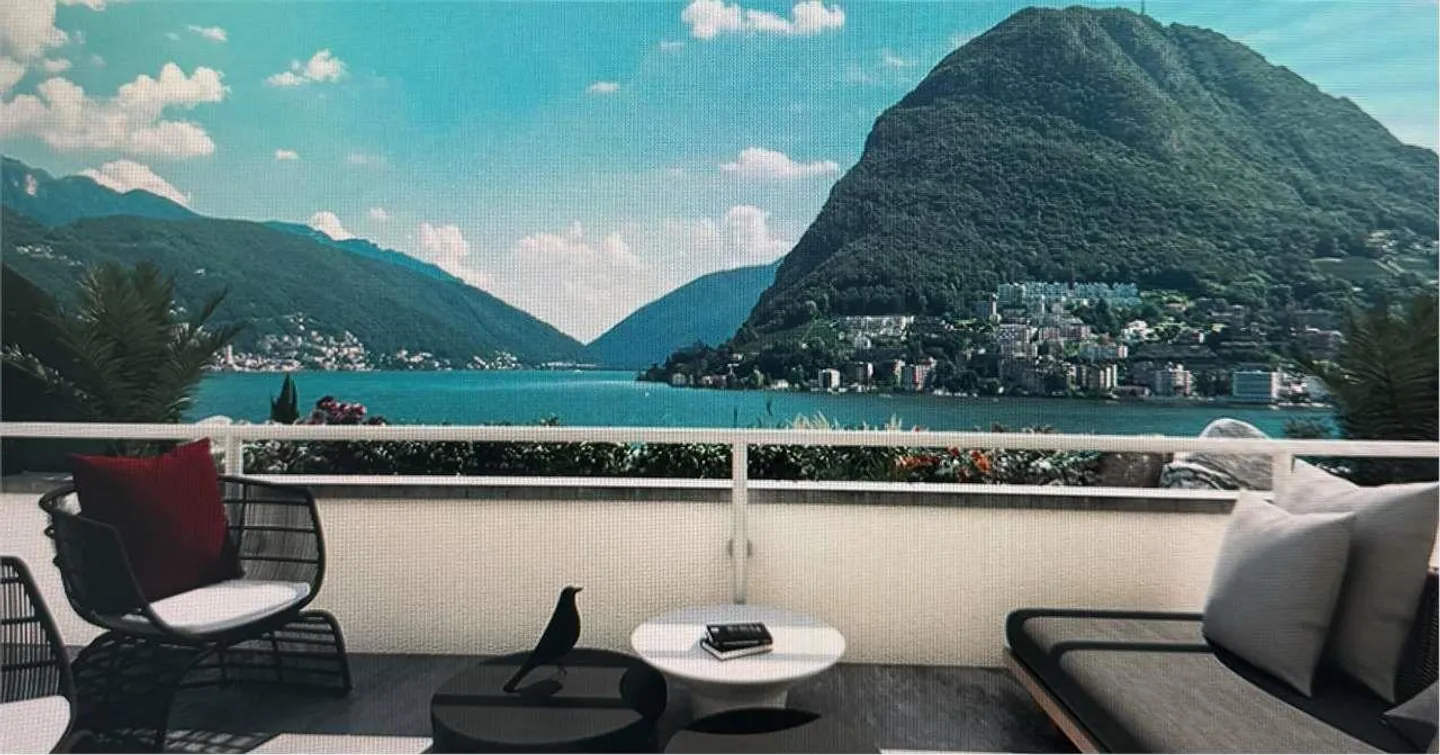 Appartement de luxe de 5.5 avec vue sur le lac au centre de Lugano - Photo 1 sur 1