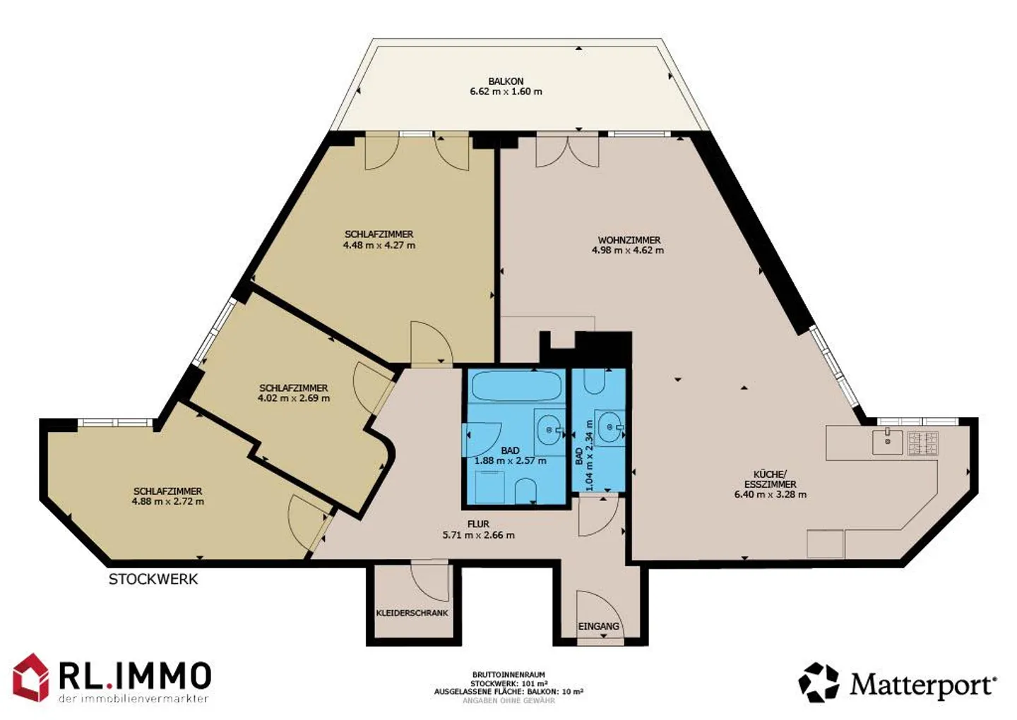 Renovierte Wohnung in Widnau - Foto 1 von 2