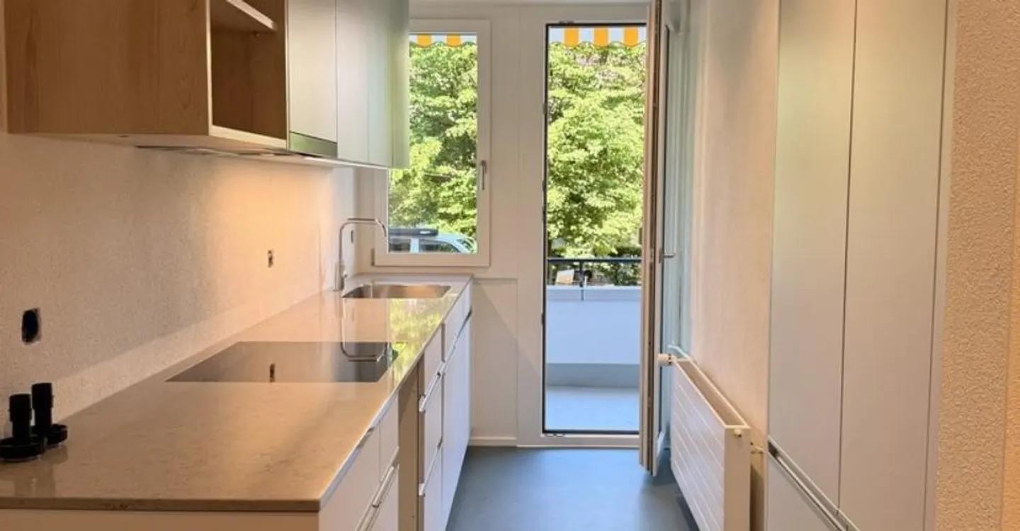Appartement de 2,5 pièces entièrement rénové avec un standard de construction moderne - Photo 2 sur 8