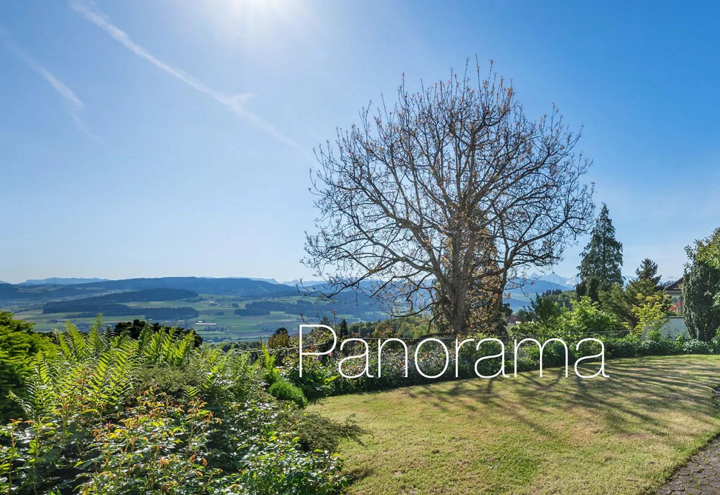 Rieghaus mit grossem Garten an traumhafter Panoramalage - Foto 1 von 13