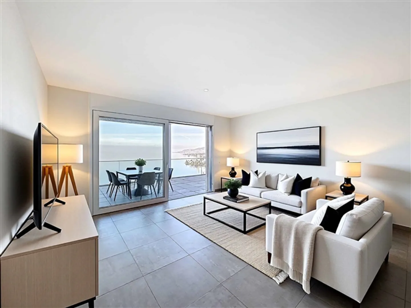 «Schönes Penthouse mit Panoramablick auf den See und die Alpen» - Foto 2 von 5