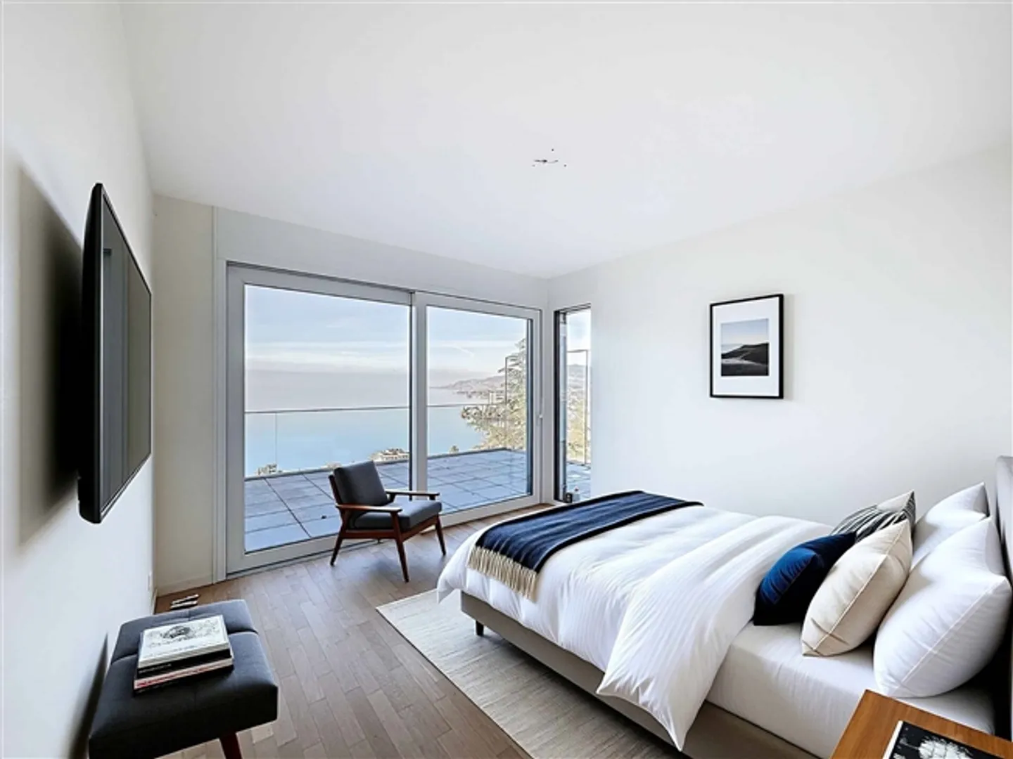 «Schönes Penthouse mit Panoramablick auf den See und die Alpen» - Foto 3 von 5