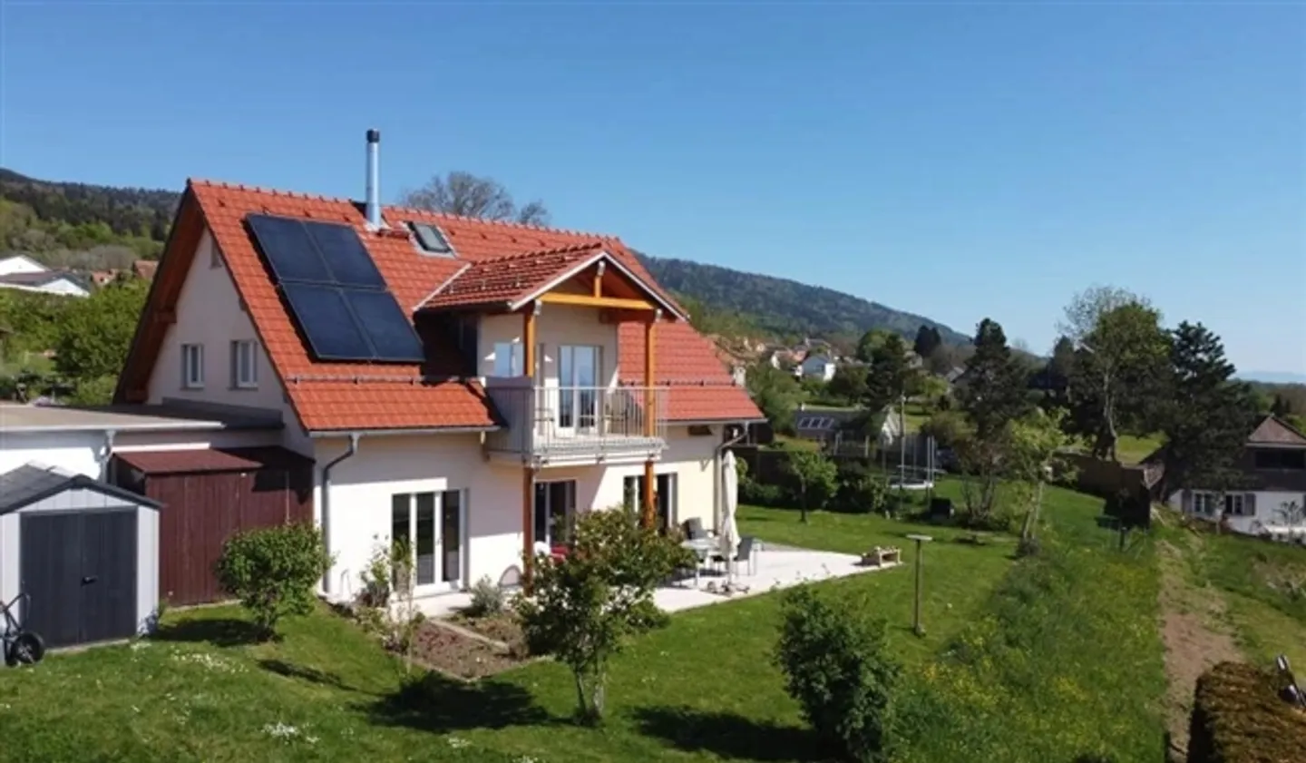Villa avec vue sur les Alpes à Mont-la-Ville - Photo 11 sur 12