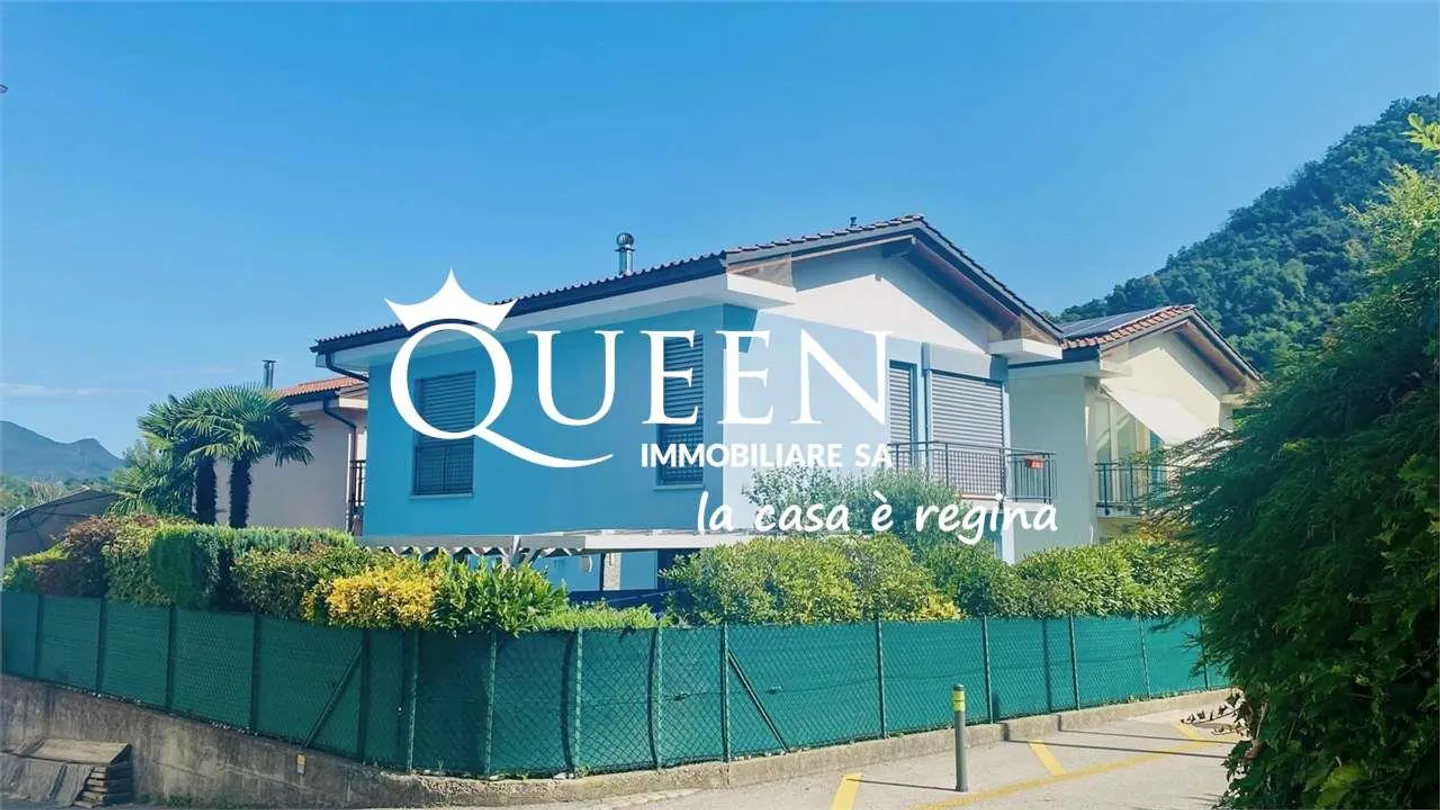 Chiasso-Seseglio: Einfamilienhaus mit 5.5 Zimmern, Pool und Garten - Foto 1 von 13