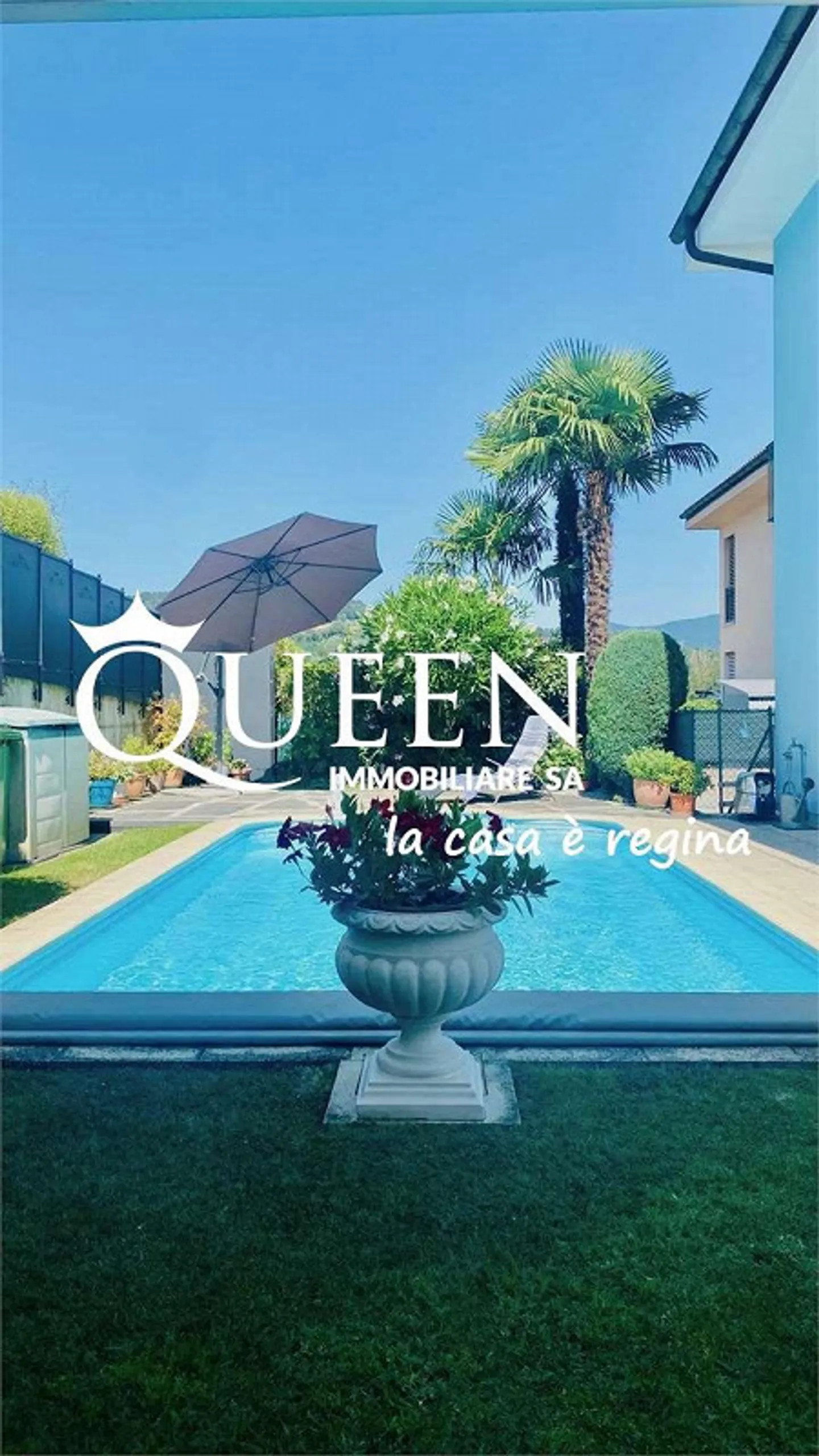 Chiasso-Seseglio: Einfamilienhaus mit 5.5 Zimmern, Pool und Garten - Foto 12 von 13