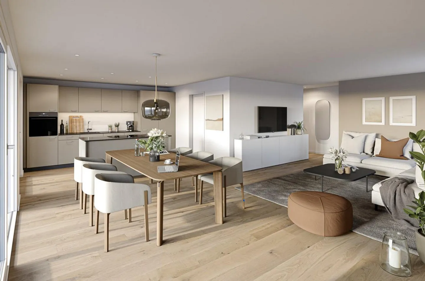 Appartement moderne pour famille - Photo 2 sur 6