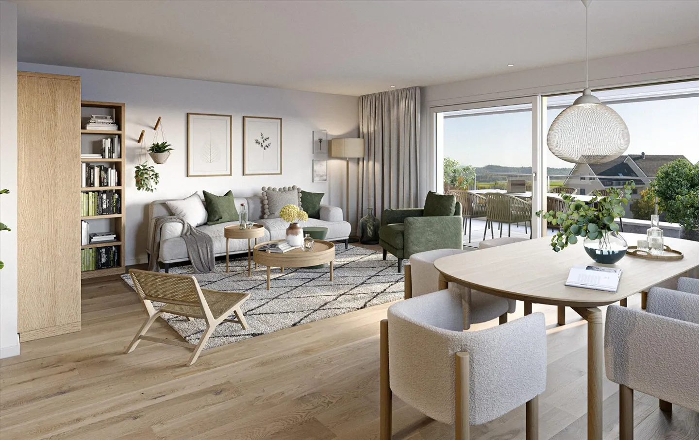 Appartement moderne pour famille - Photo 3 sur 6