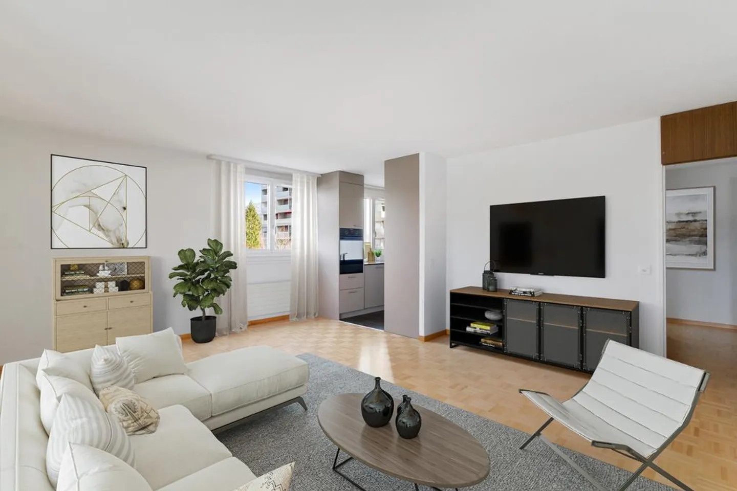 Ampio appartamento di 4.5 stanze a Thoracker - Foto 9 di 11