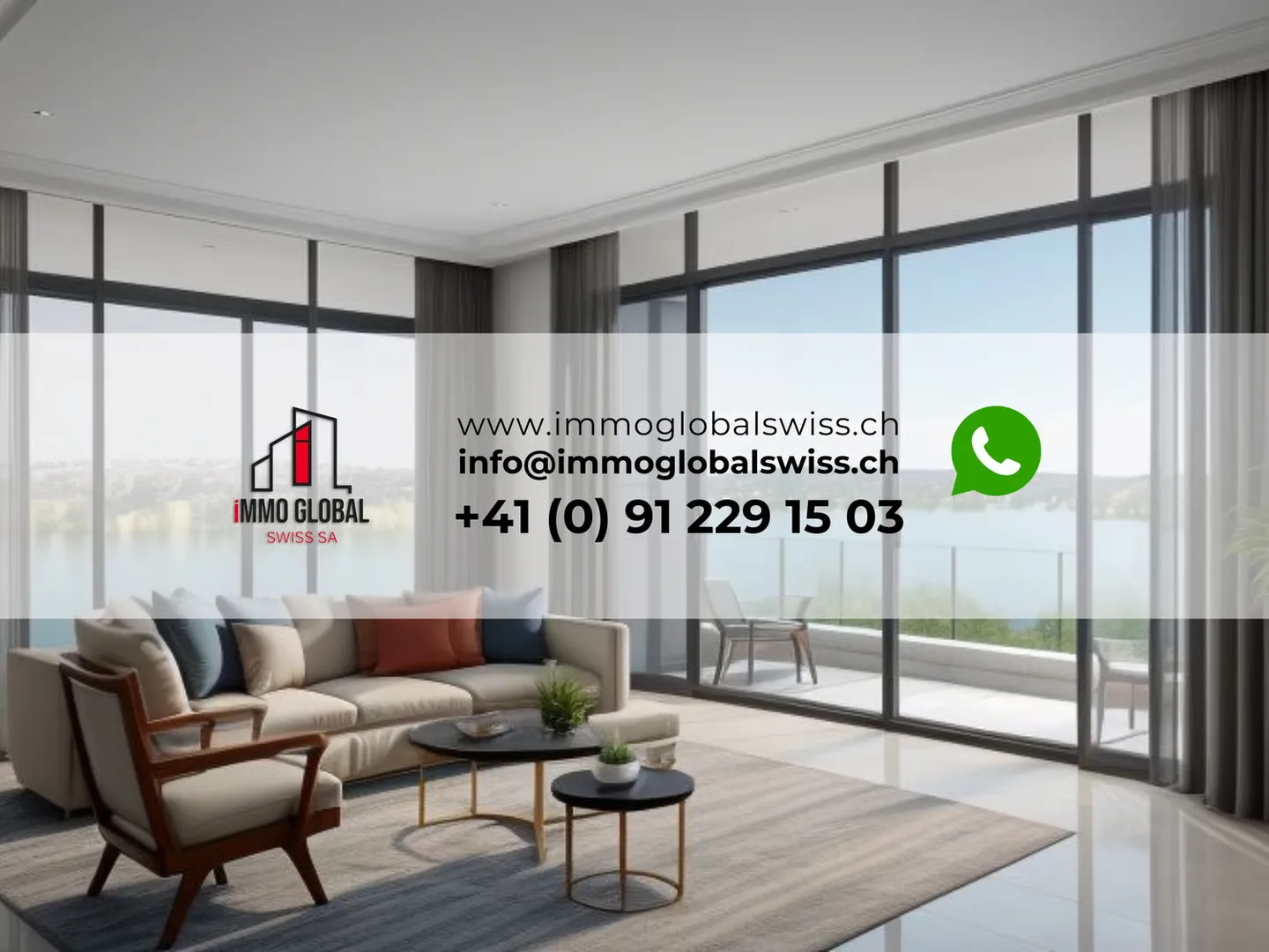Elegante Wohnung mit Seeblick - Foto 1 von 1