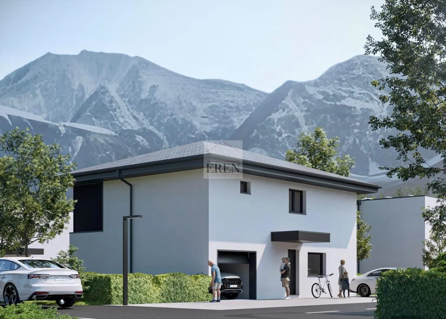 Superba e spaziosa villa indipendente di 5,5 locali e box garage da costruire ad Ardon - Foto 4 di 7