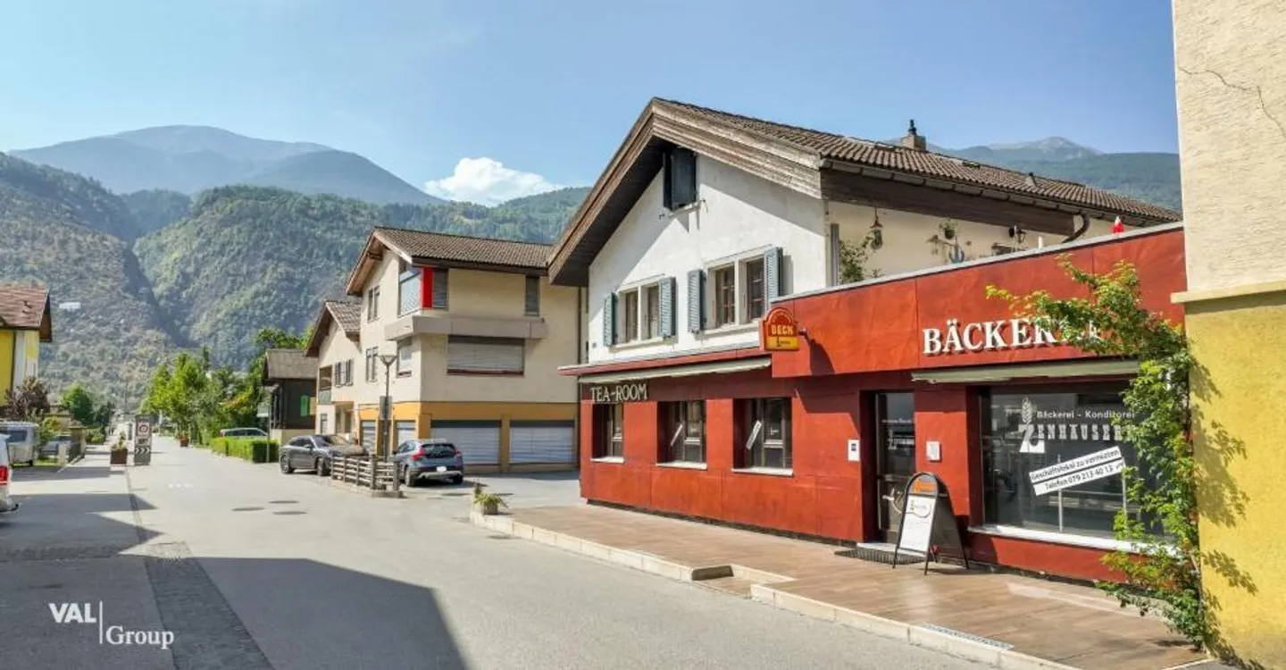 Locali commerciali con fascino e potenziale nel centro di Raron - Foto 11 di 13