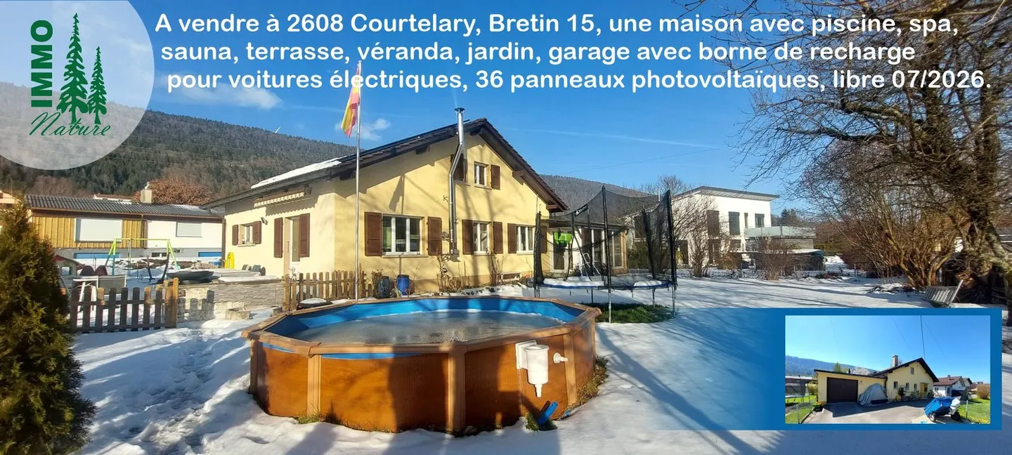 Haus mit Spa, Sauna, Schwimmbad, Ladestation für Elektroautos, 36 Photovoltaik-Panels - Foto 1 von 28