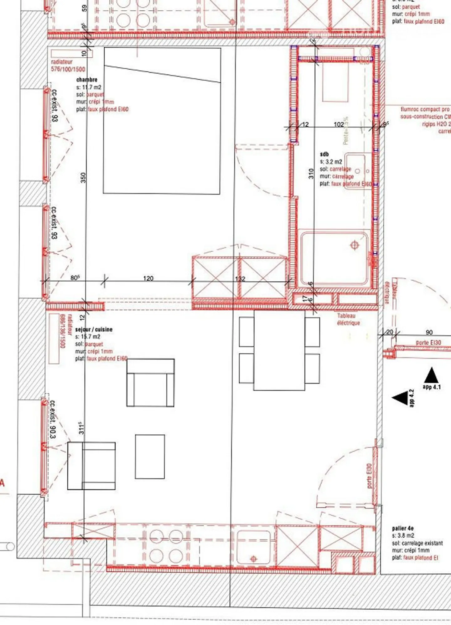Studio rénové en centre-ville - Photo 5 sur 5